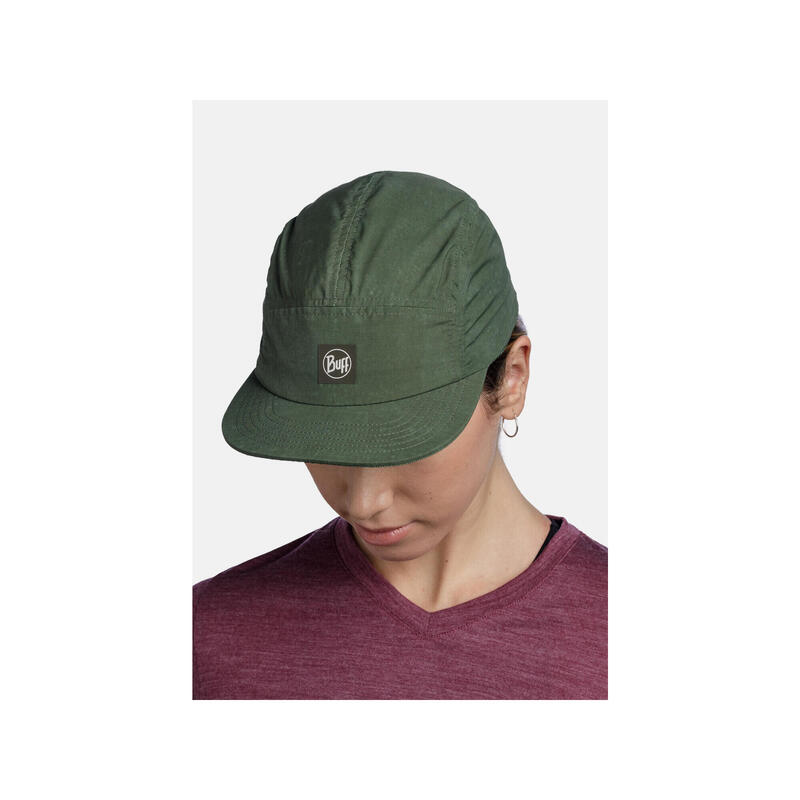 Uniszex baseball sapka, Buff 5 Panel Explore Cap, zöld