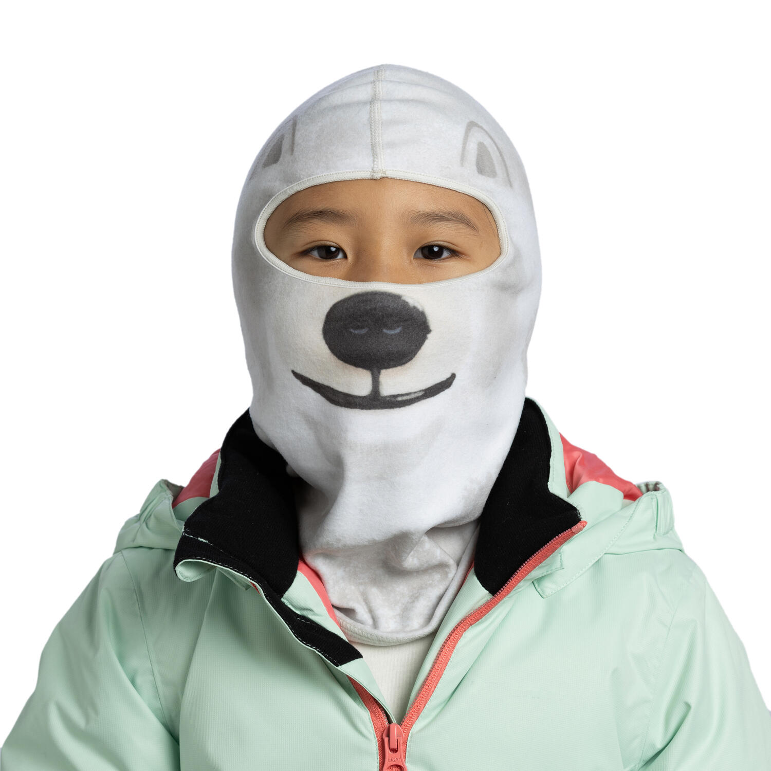 Passamontagna Buff Polar Bear per bambini, bianco 5/7