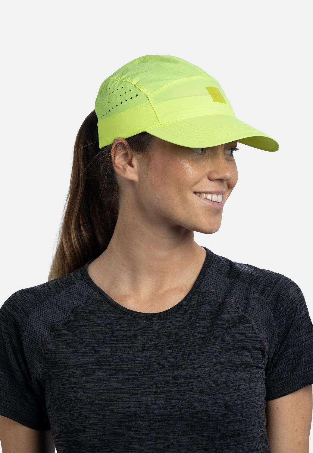 Boné Speed Solid Lime corrida Unisex Azul Buff 5/7