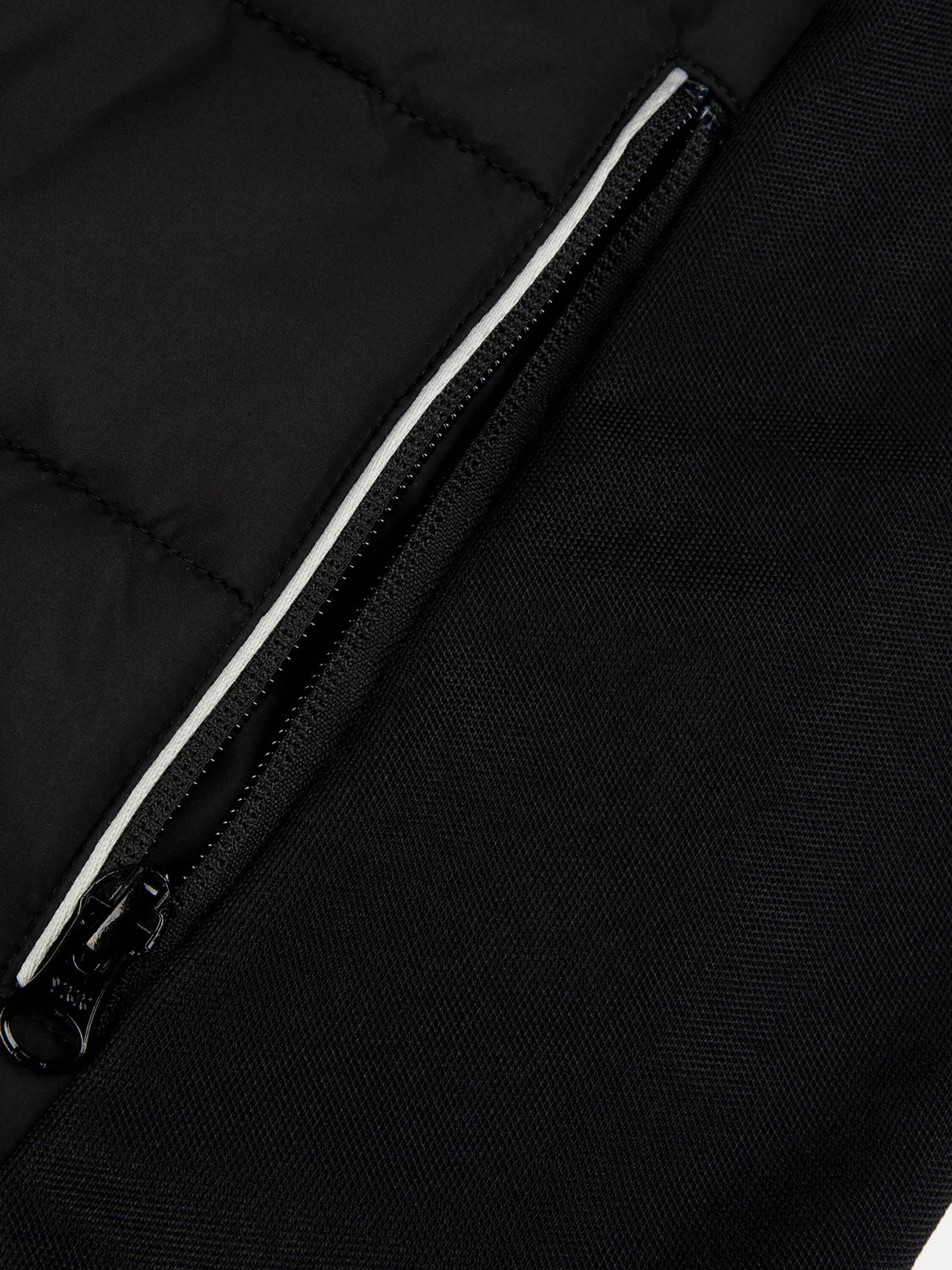 Veste zippée matelassée bi-matière avec détail tricolore Hybride 5/5