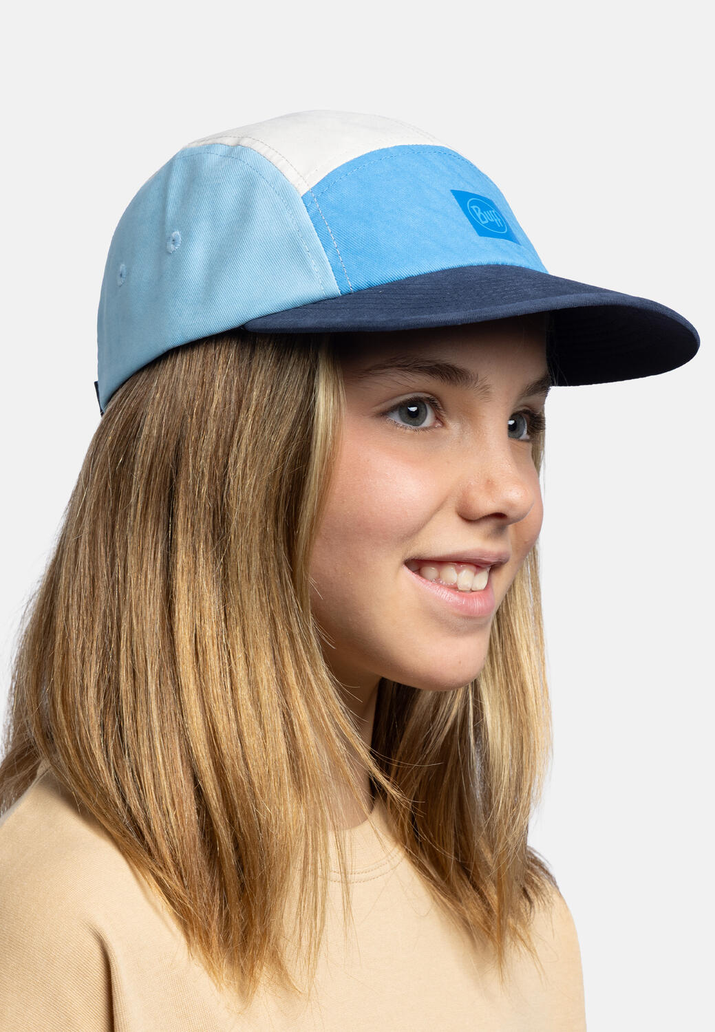 Gorra 5 Panel Venture Cap Unisex Buff Azul 6/7