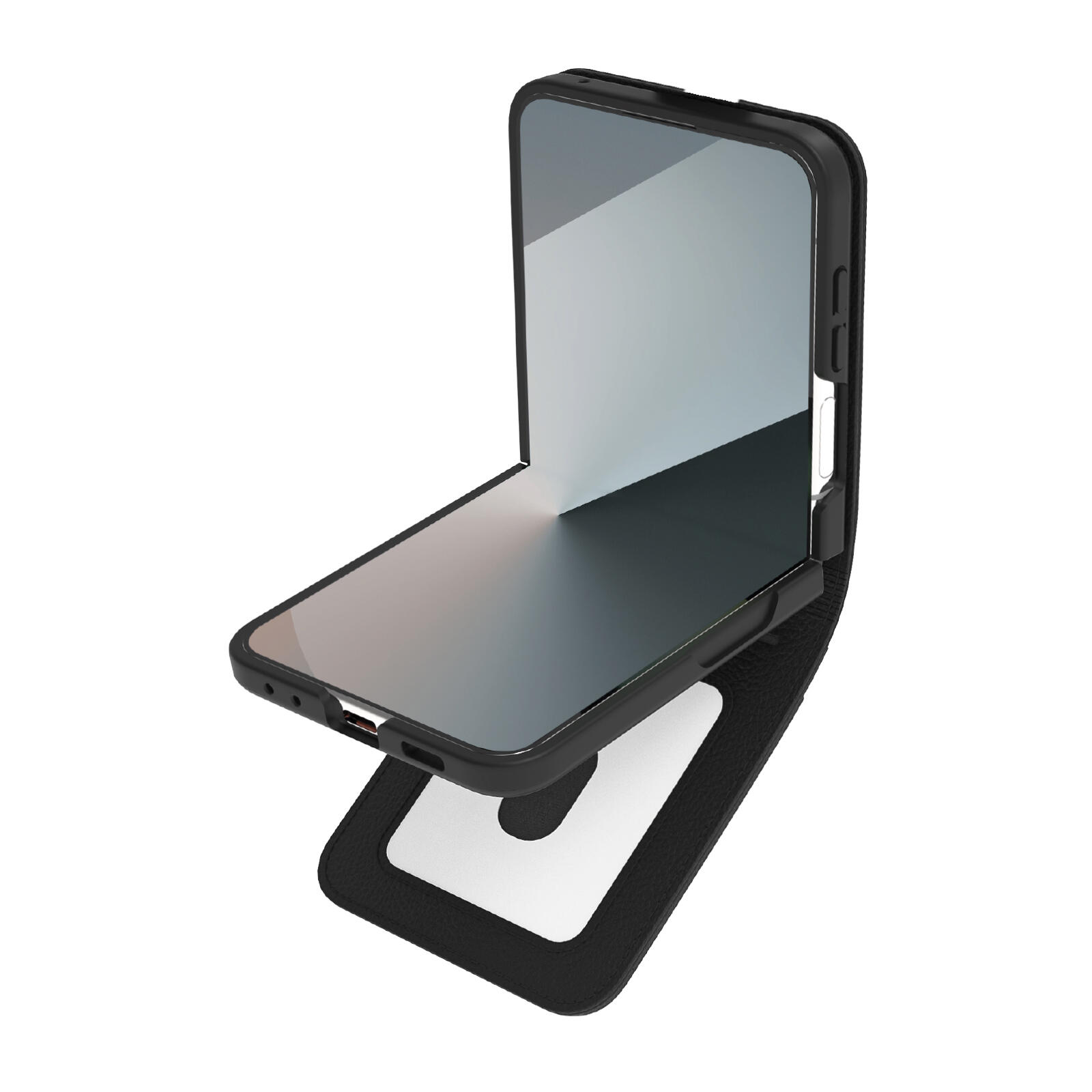 Custodia flip con chiusura magnetica e portatessere per Samsung Z Flip 7 2/2