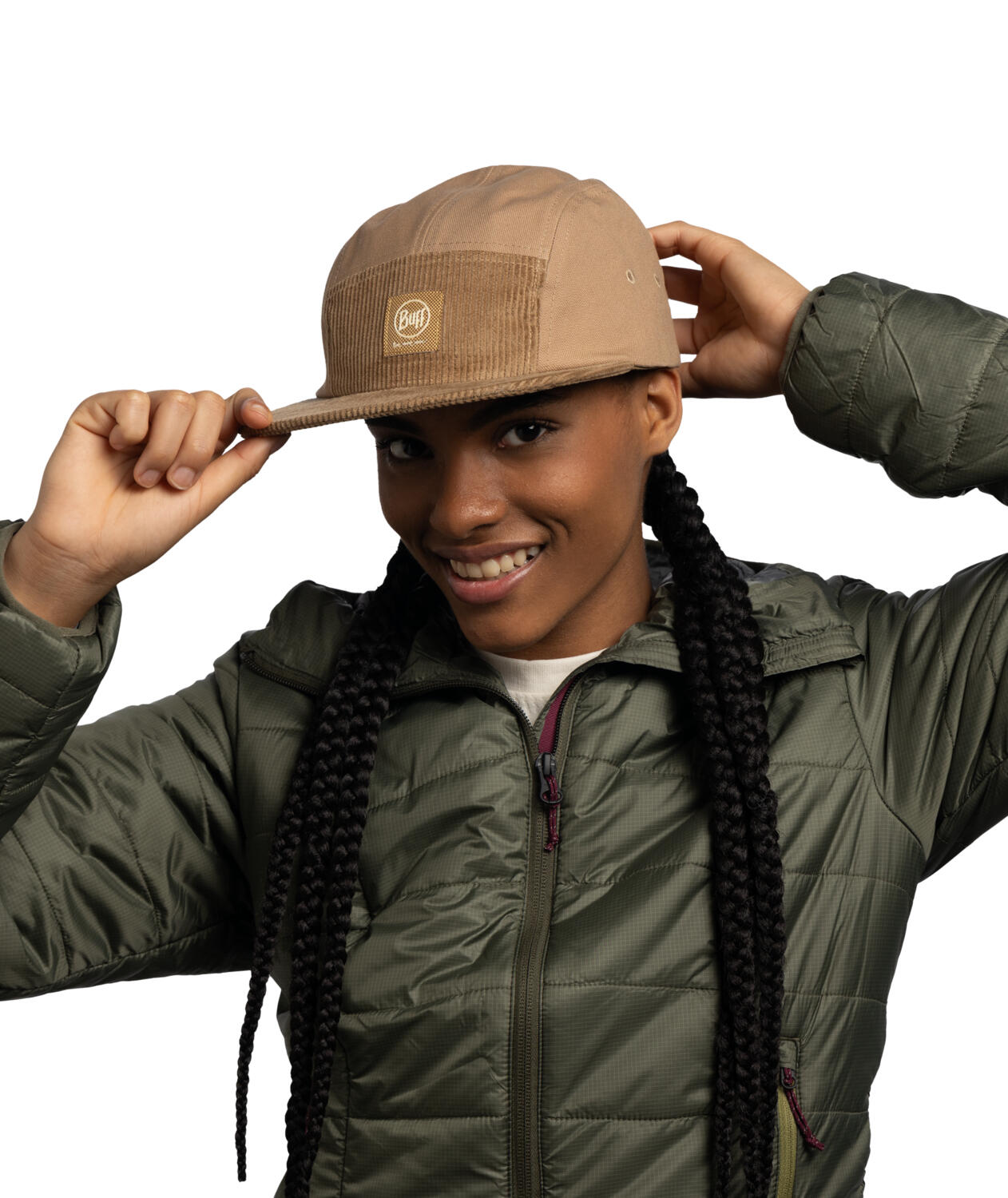 Casquette Unisexe Buff 5 Panel Chill Marron 6/7