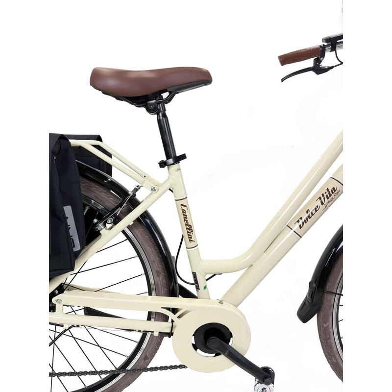 Bicicletă electrică de oraș Dolce Vita by Canellini CITY 28" damă cu genți