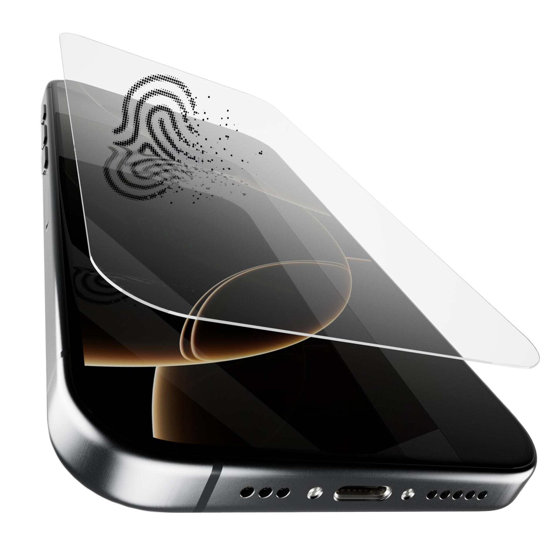 Vetro Temperato Clear per iPhone 16 Pro Max 7/7