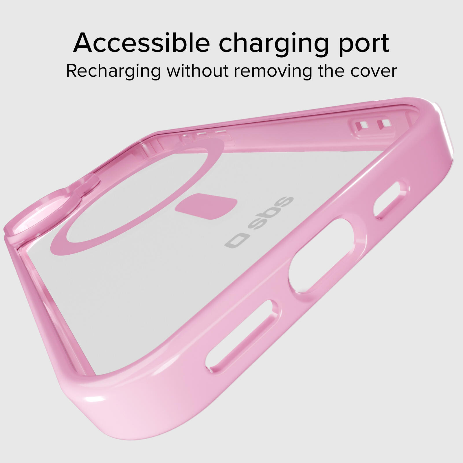 Coque iPhone 16 Plus bords colorés compatible MagSafe 6/7