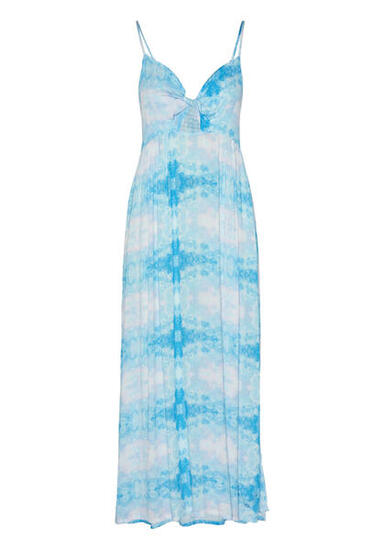 Kleid mit Smokdetail im Rücken