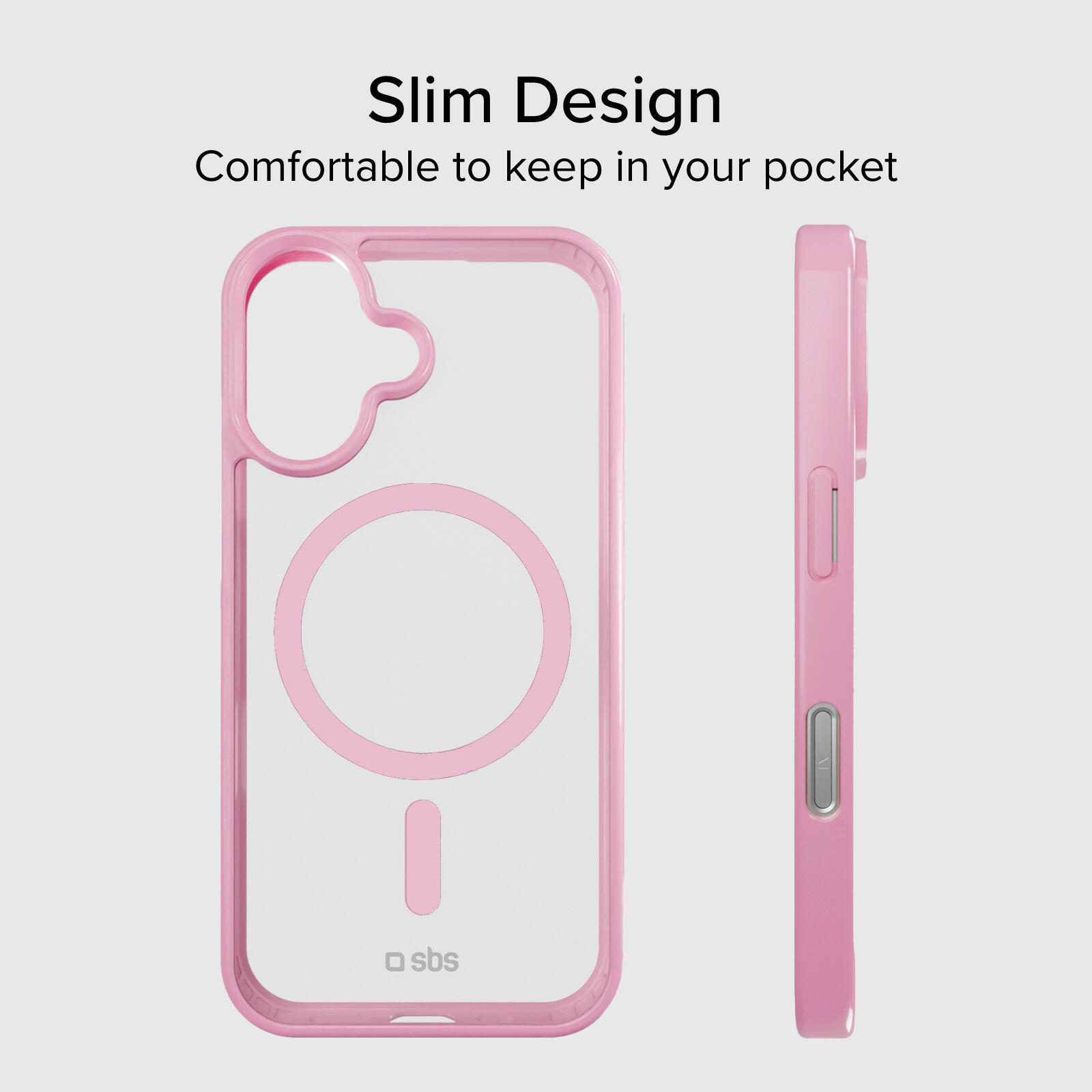 Coque iPhone 16 Plus bords colorés compatible MagSafe 7/7