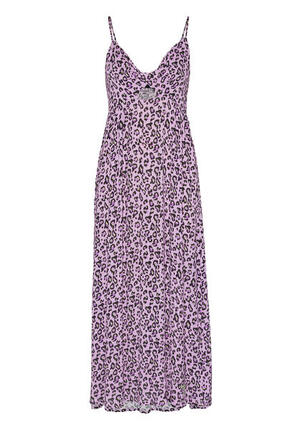 Kleid mit Smokdetail im Rücken