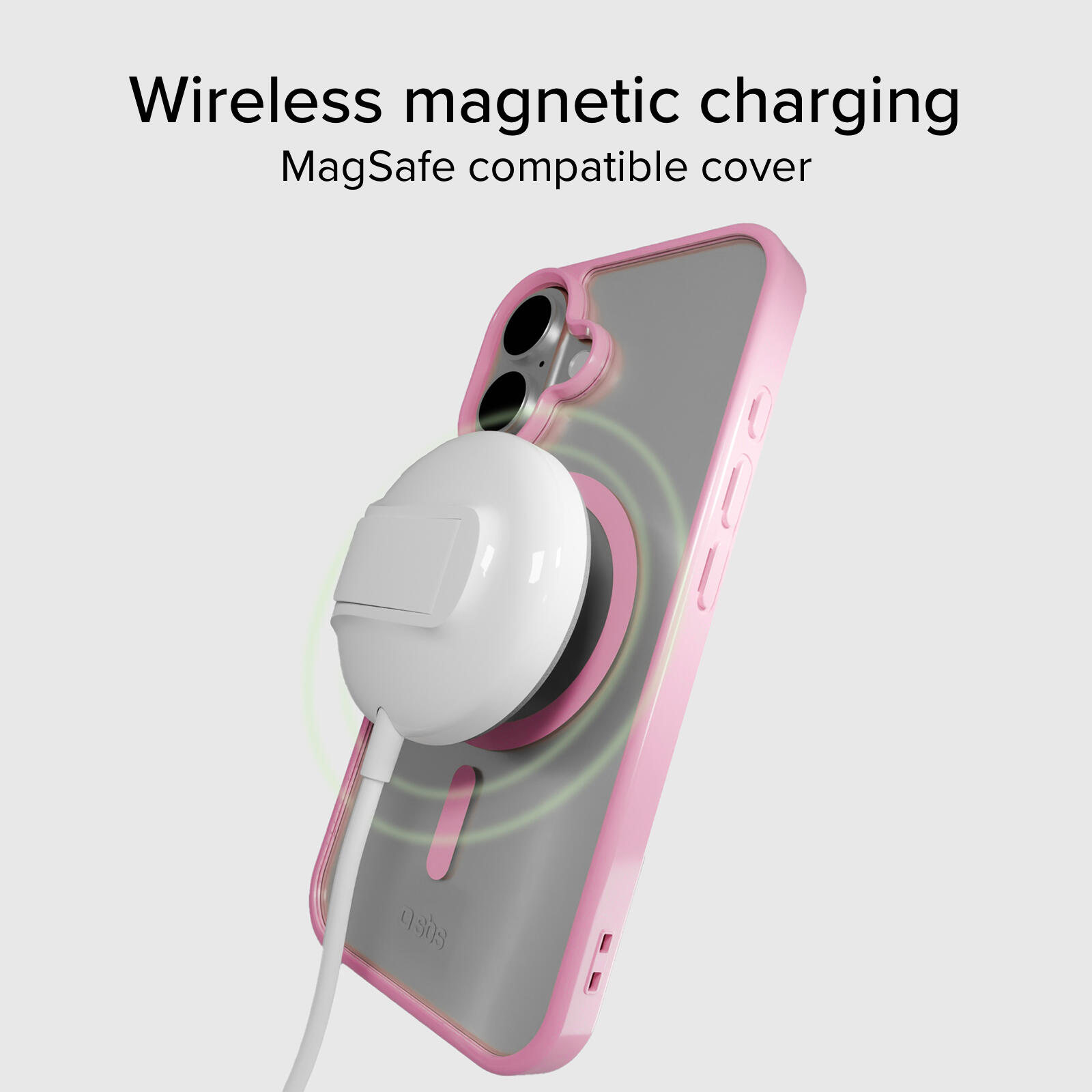 Coque iPhone 16 Plus bords colorés compatible MagSafe 5/7