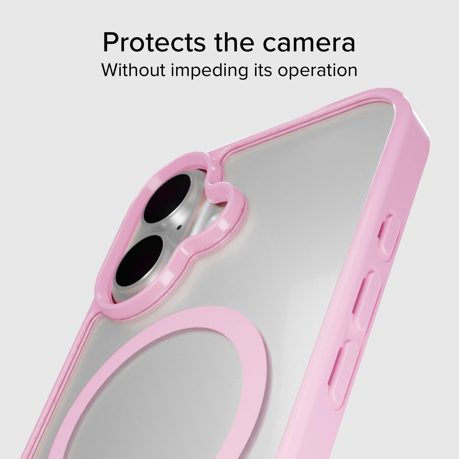 Coque iPhone 16 Plus bords colorés compatible MagSafe 4/7