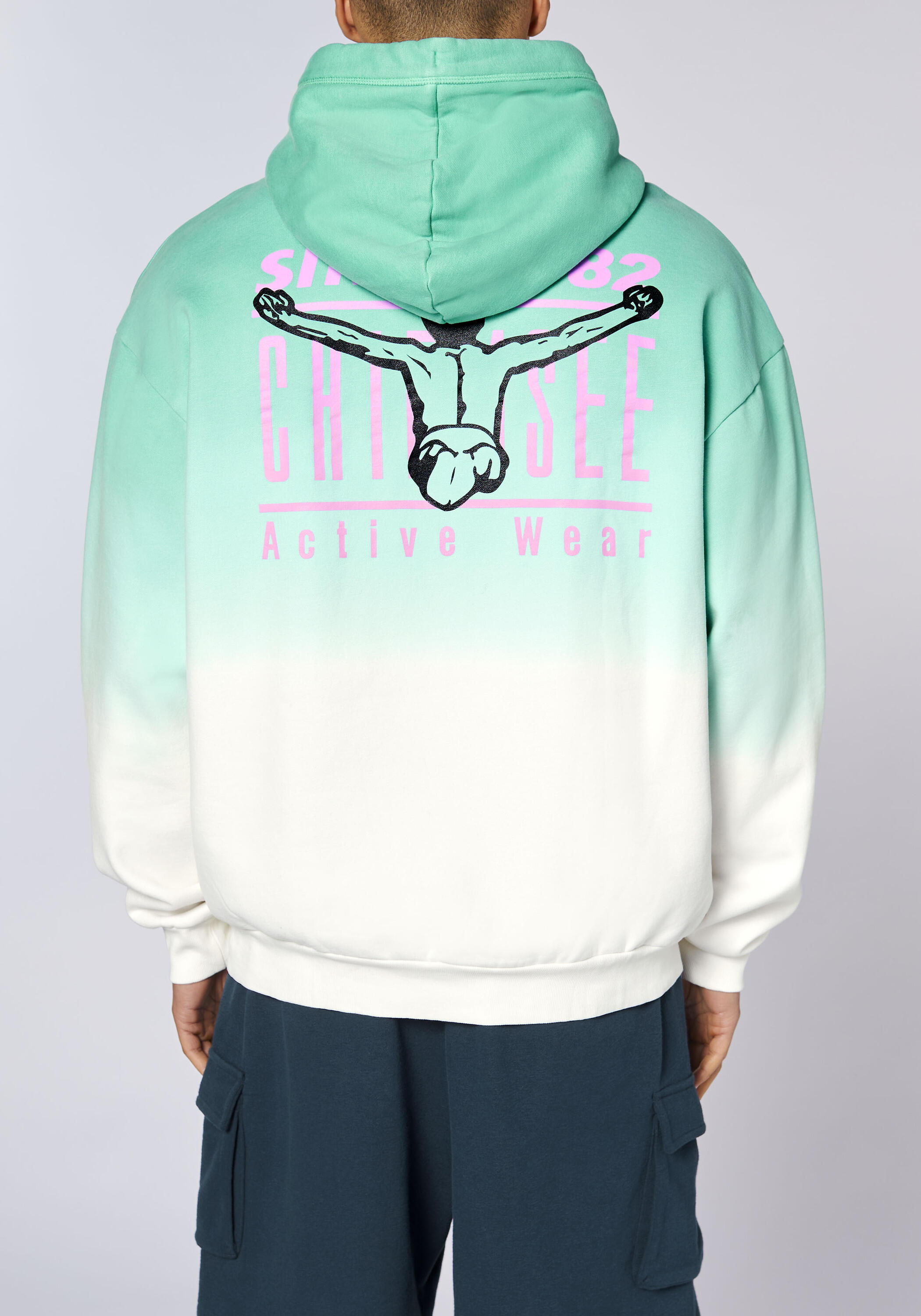 Kapuzensweatshirt mit Farbverlauf 7/7