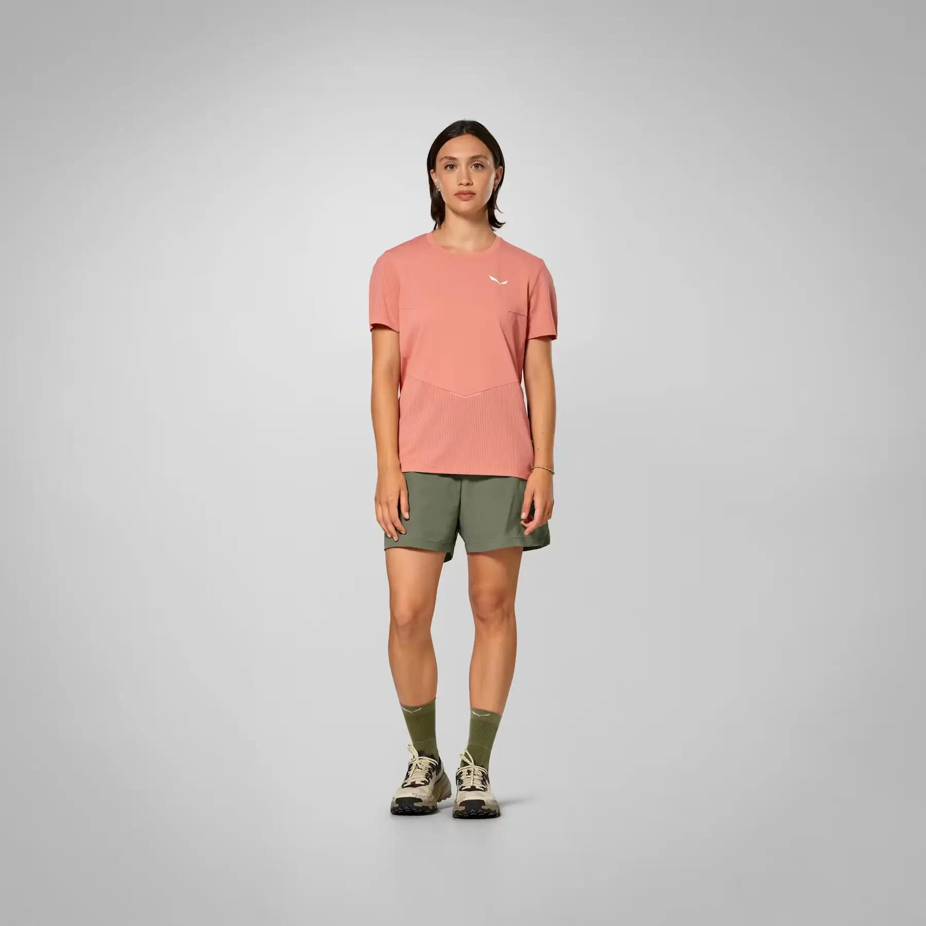 Camiseta de mujer Salewa Pedroc Dry'Ton 3/5
