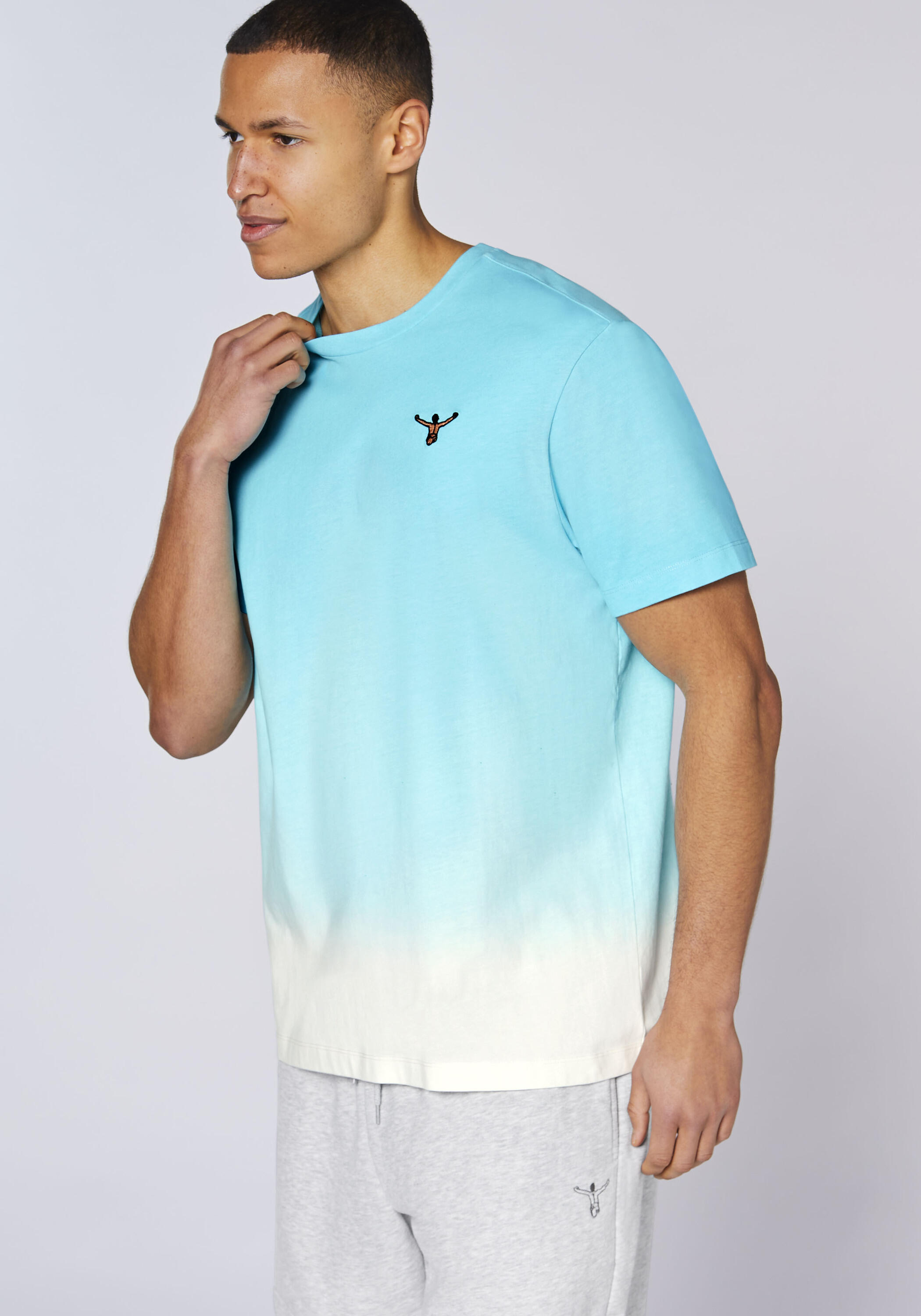 T-Shirt mit Dip-Dye Farbverlauf 5/6