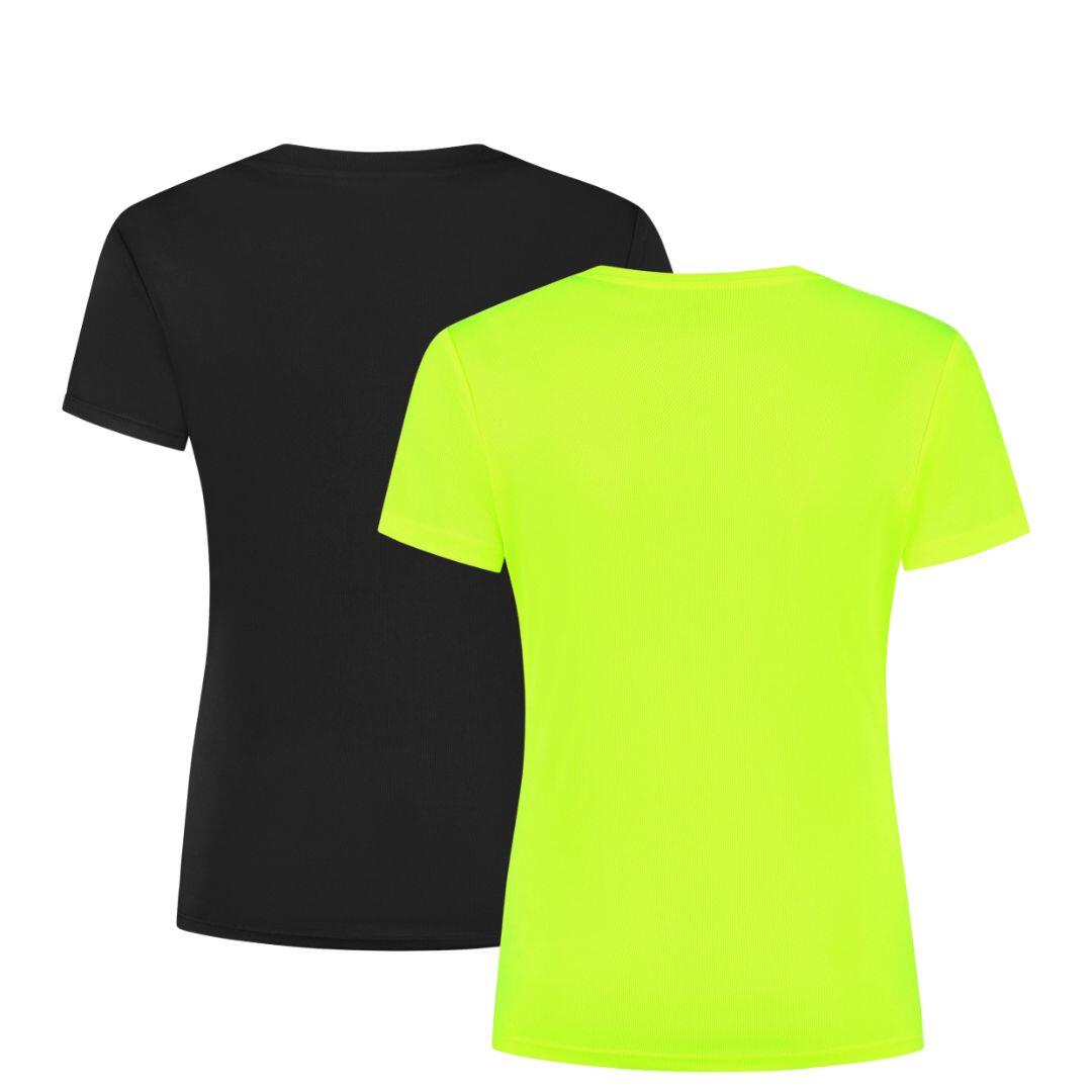 Dames Hardloopshirt Korte Mouwen 2-Pack Sportshirt 3/7