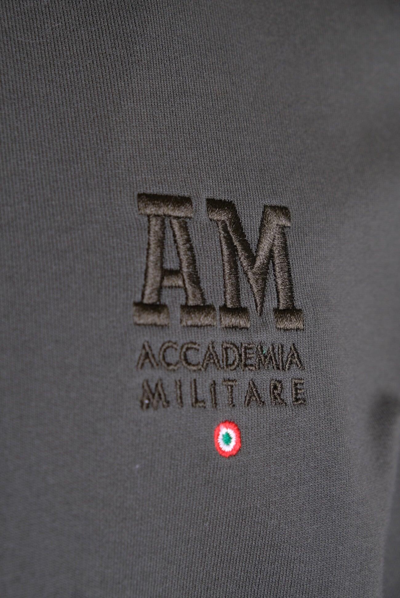 Felpa Esercito con zip uomo 3/4