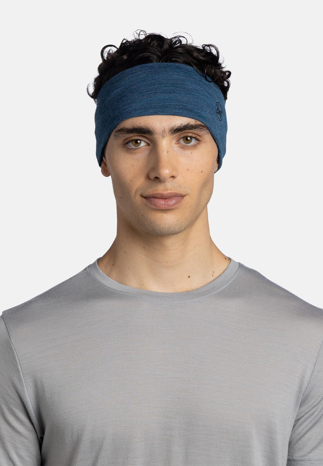 Cinta Lightweight Merino Wool Unisex Buff Azul oscuro 4/5