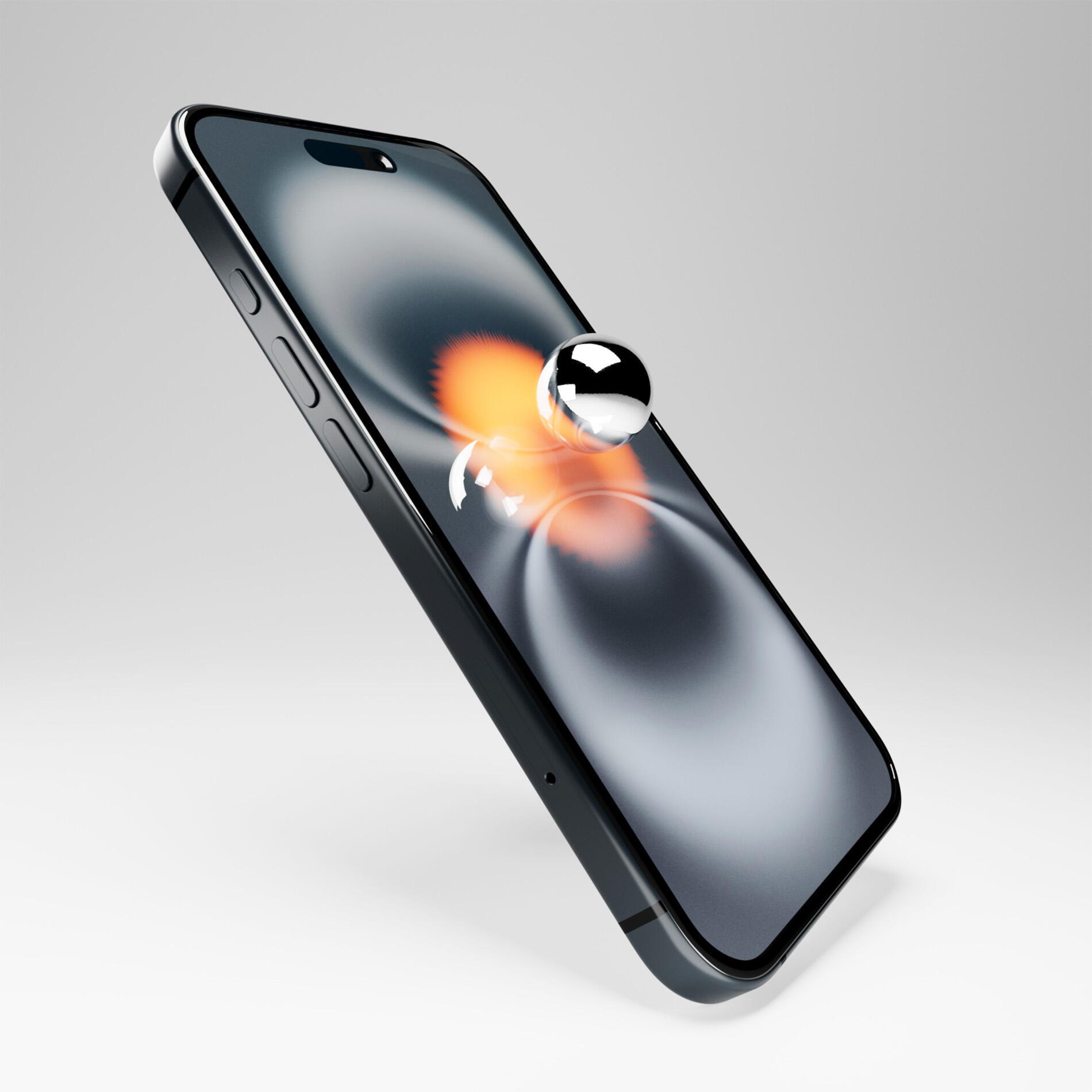 Vetro Temperato Flessibile D3O per iPhone 15, iPhone 15 Pro e iPhone 16 6/7