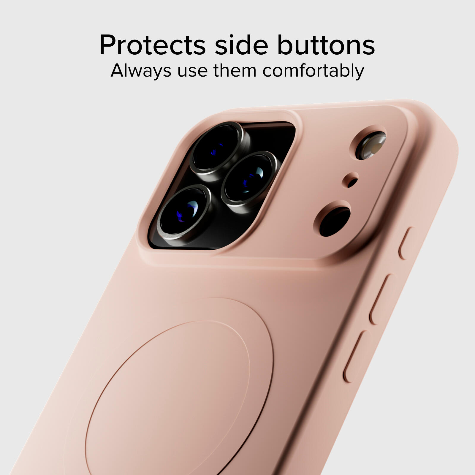 Instinct Mag - cover per iPhone 17 Pro Max morbida e compatibile con MagSafe 5/7
