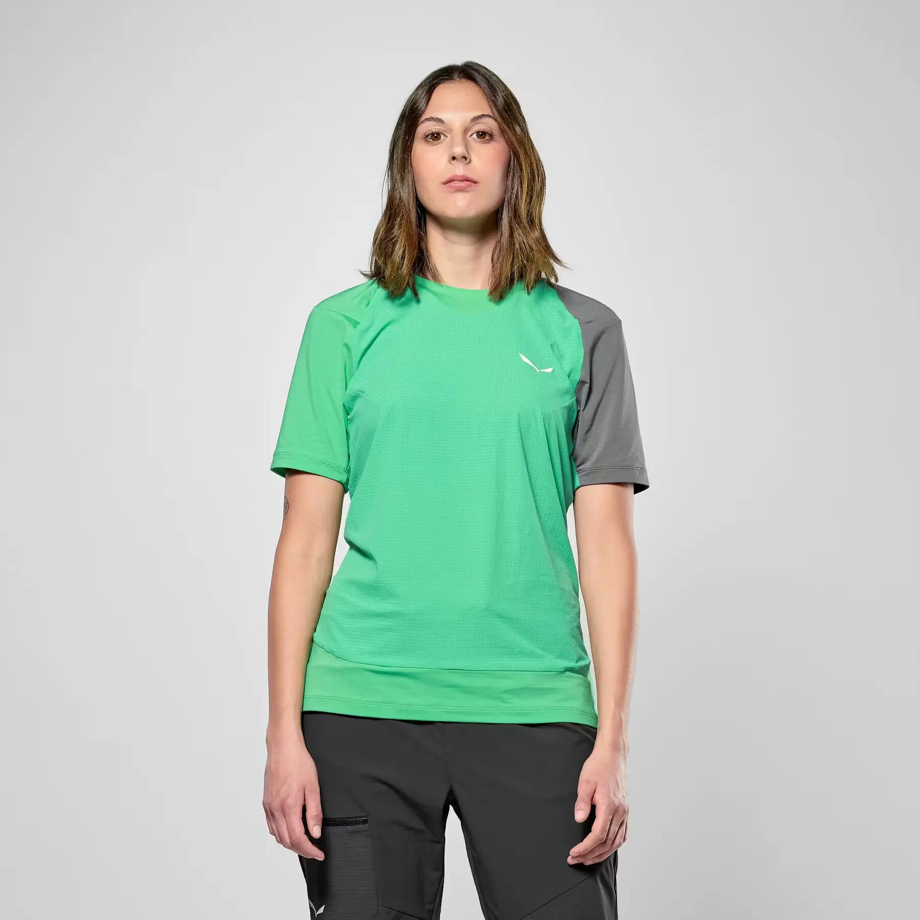 Camiseta híbrida mujer Salewa NXT 2/5