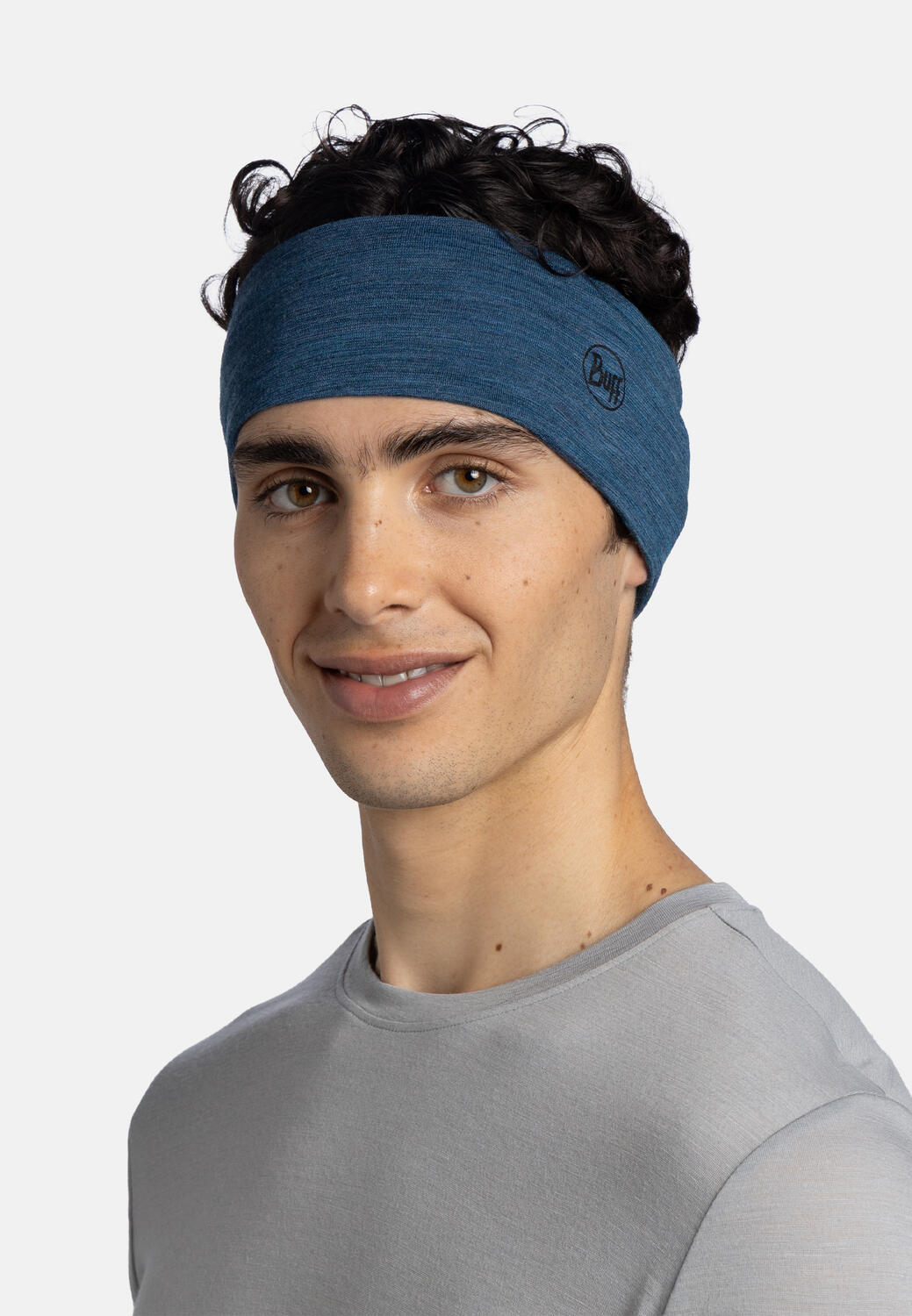 Cinta Lightweight Merino Wool Unisex Buff Azul oscuro 5/5