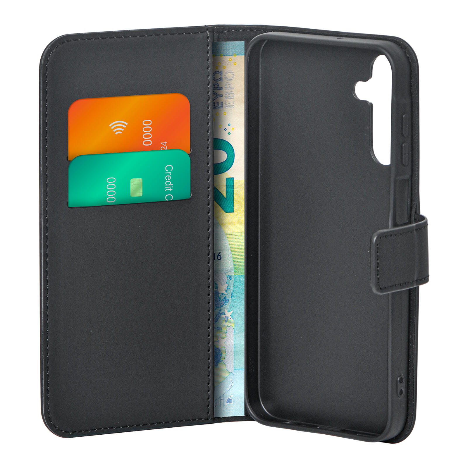Custodia Wallet Stand per Samsung A15 2/3