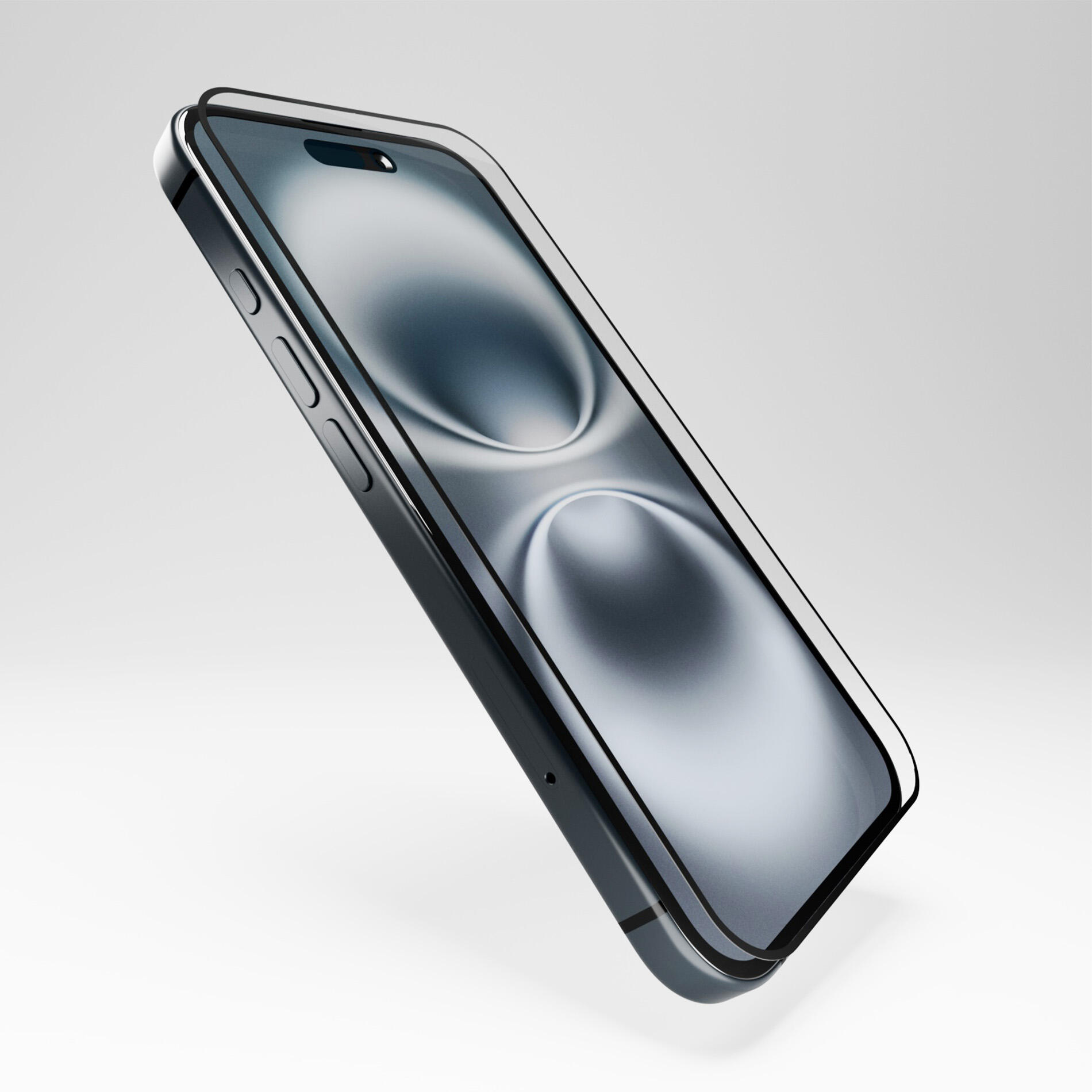 Vetro Temperato Flessibile D3O per iPhone 15, iPhone 15 Pro e iPhone 16 4/7