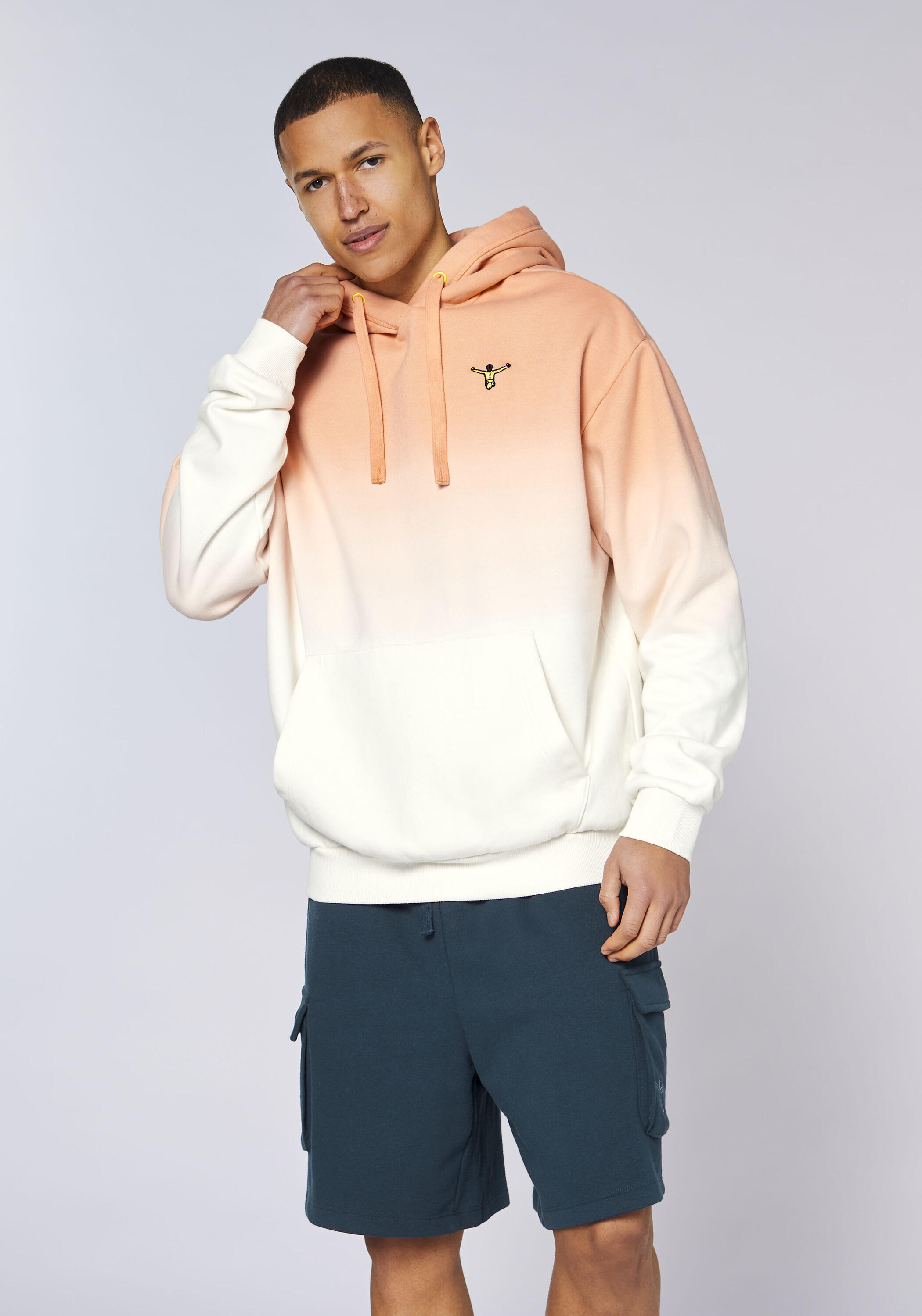 Kapuzensweatshirt mit Farbverlauf 3/7
