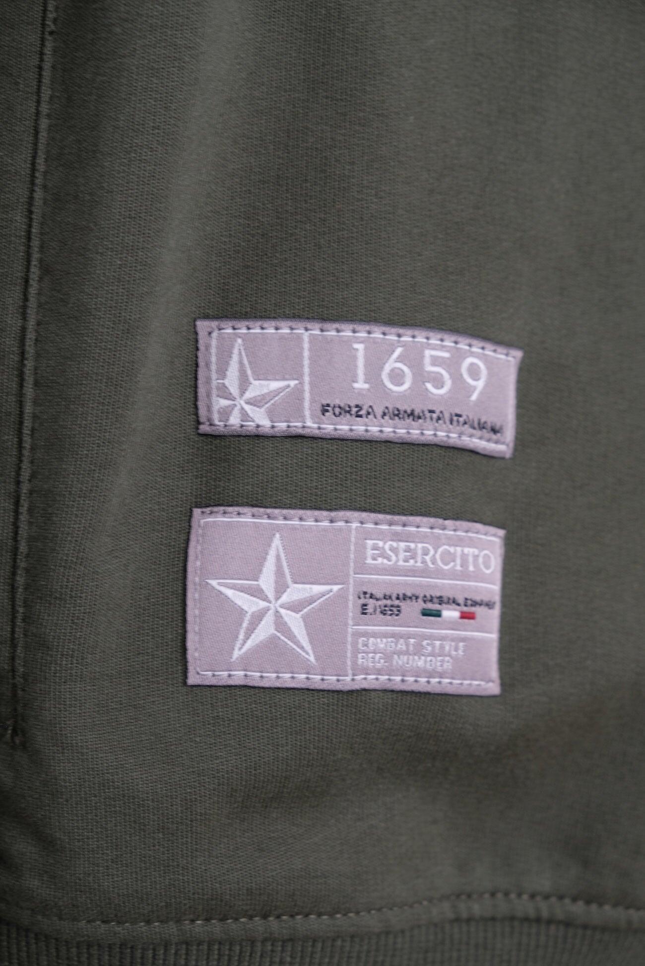 Felpa Aviazione Esercito con zip e cappuccio uomo 5/5