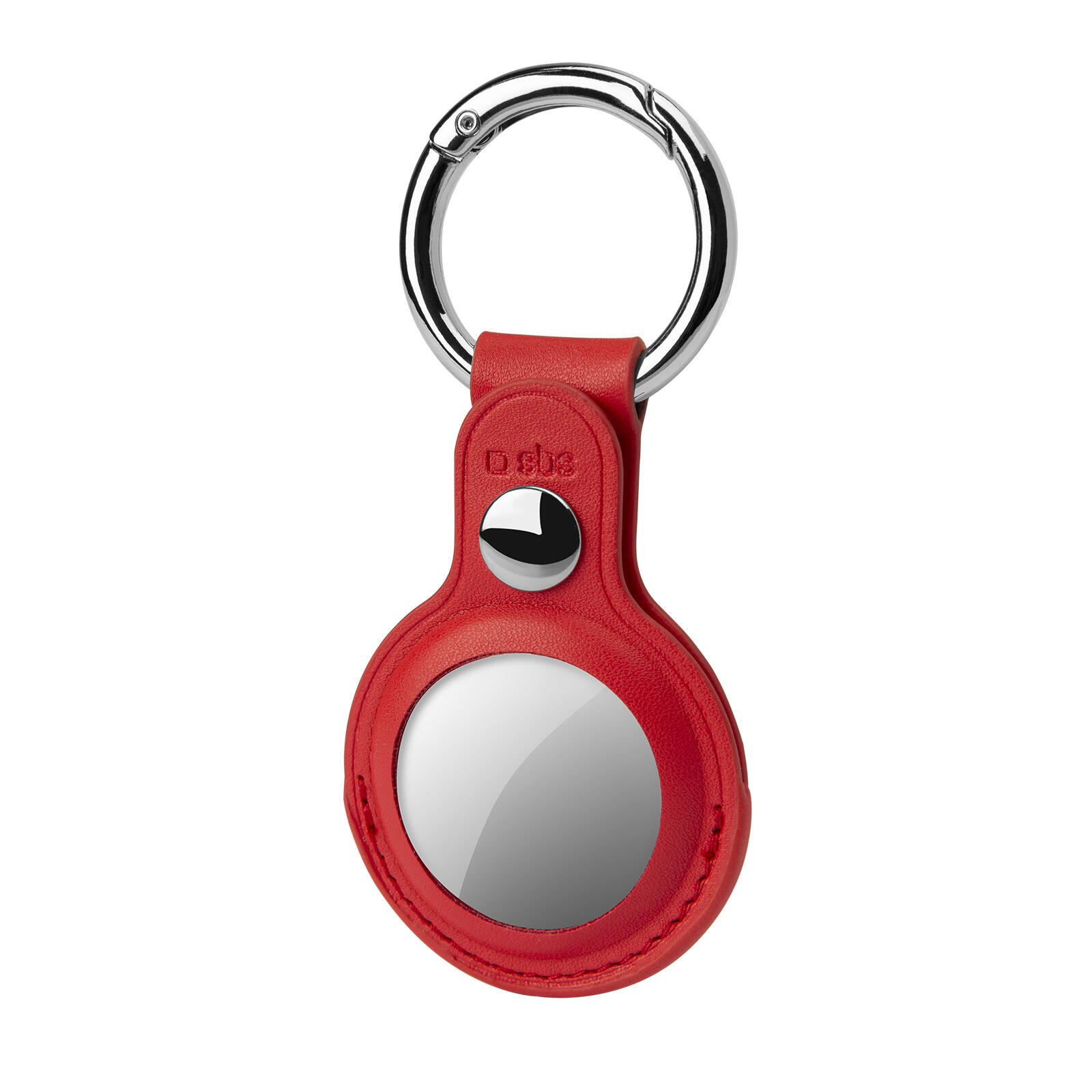 Custodia in materiale premium per AirTag, con portachiavi 2/2