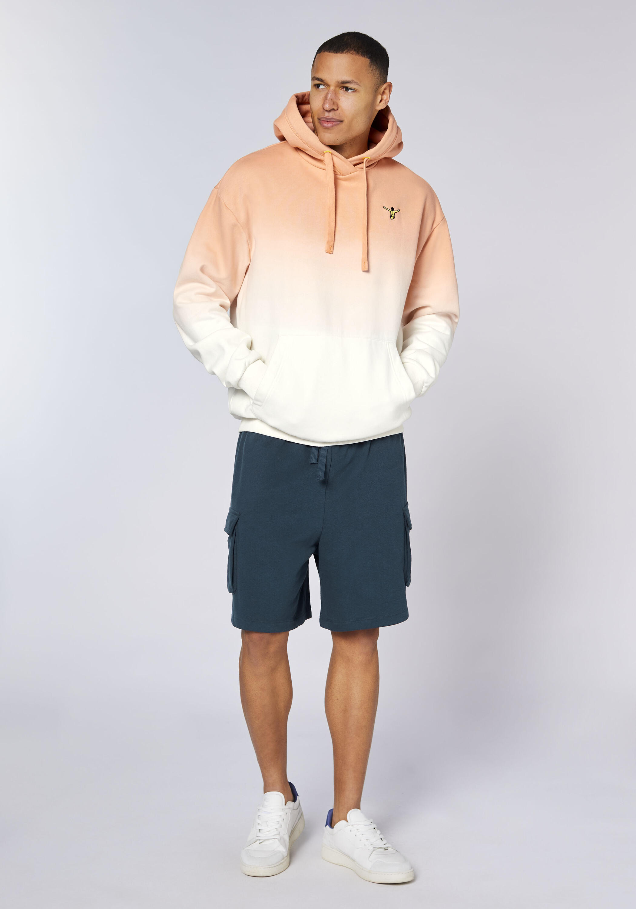 Kapuzensweatshirt mit Farbverlauf 5/7