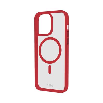 Case voor iPhone 15 Pro Max met gekleurde RÃndern, voor MagSafe Aufladung