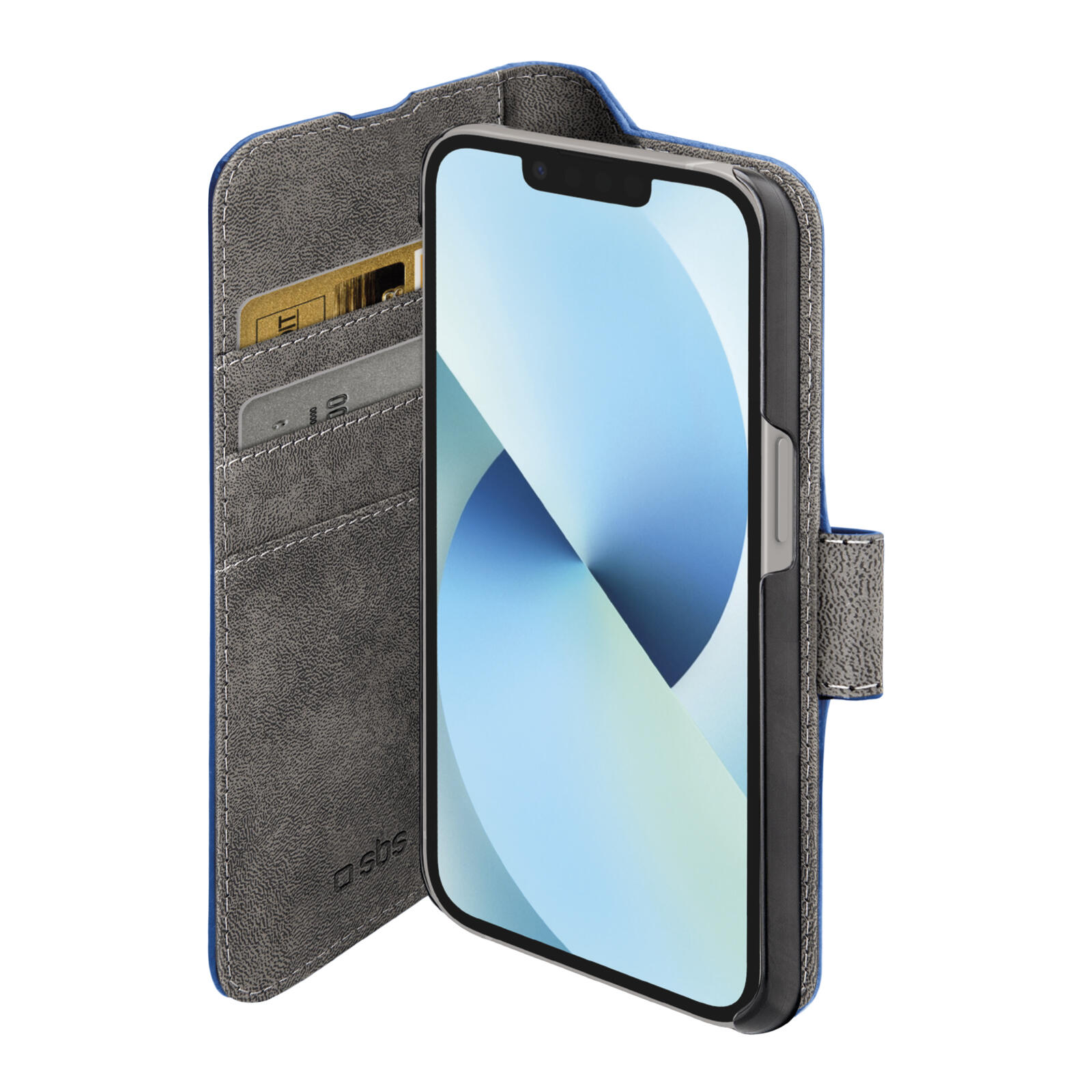Étui de protection Book Wallet avec fonction stand pour iPhone 14/13 2/3