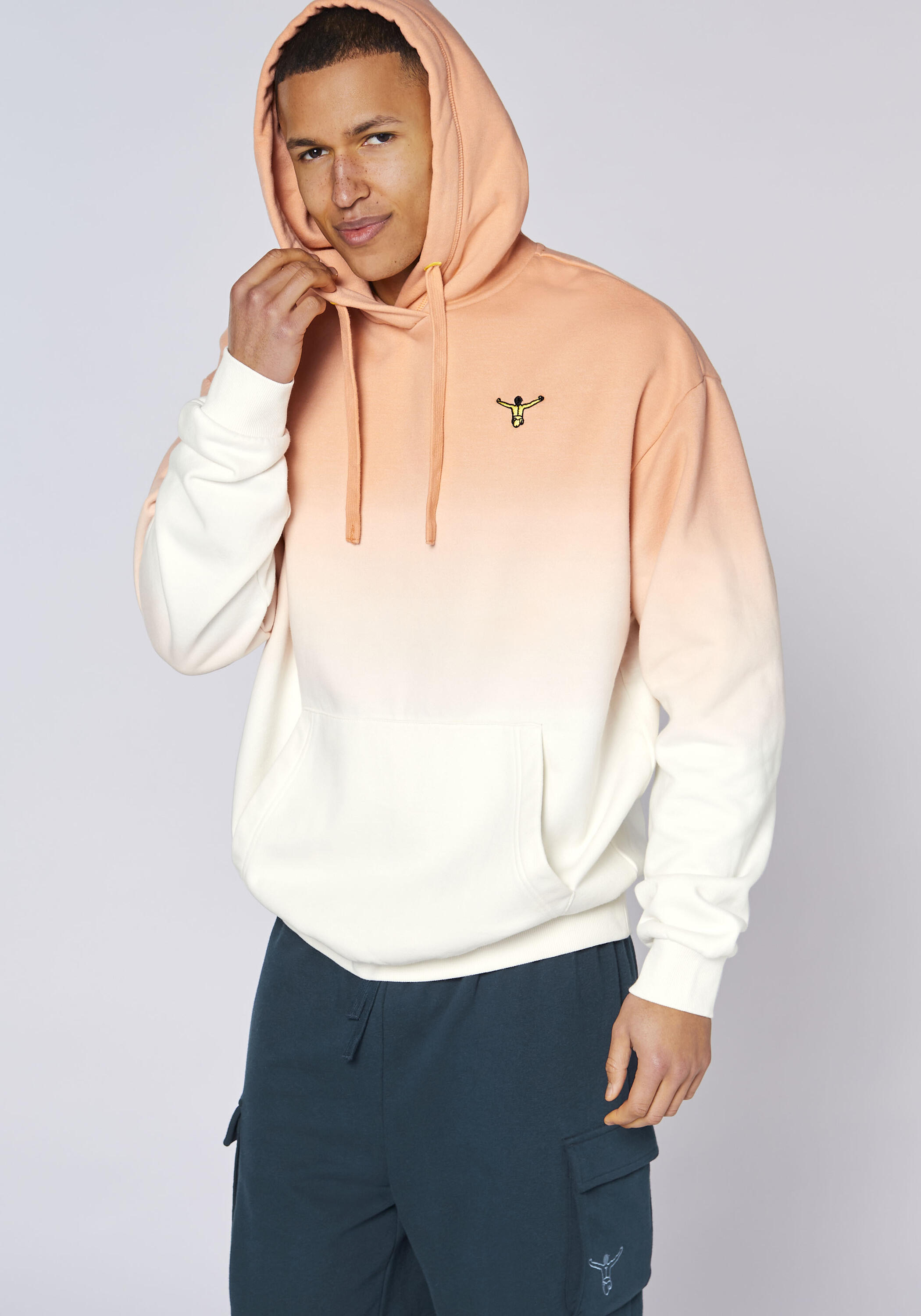 Kapuzensweatshirt mit Farbverlauf 6/7