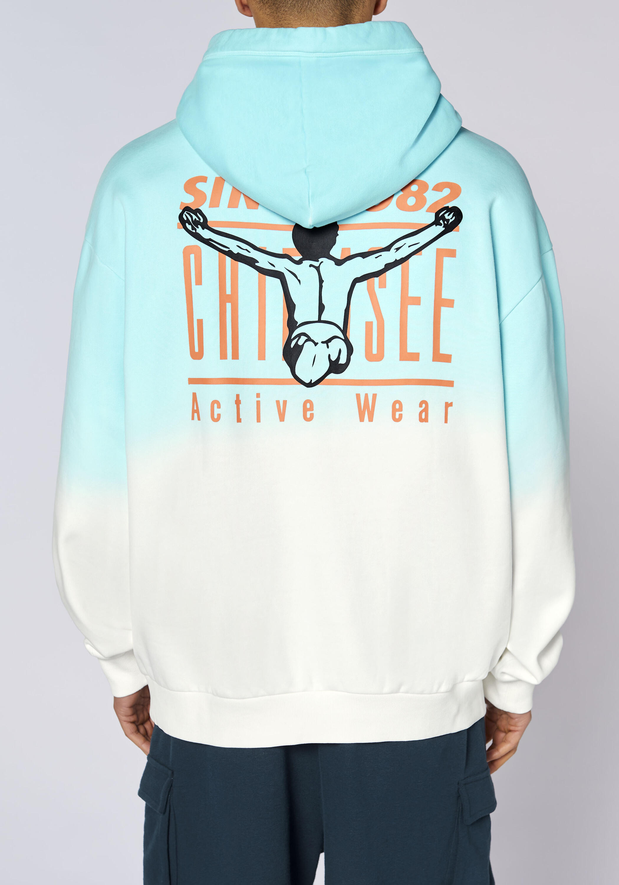 Kapuzensweatshirt mit Farbverlauf 7/7