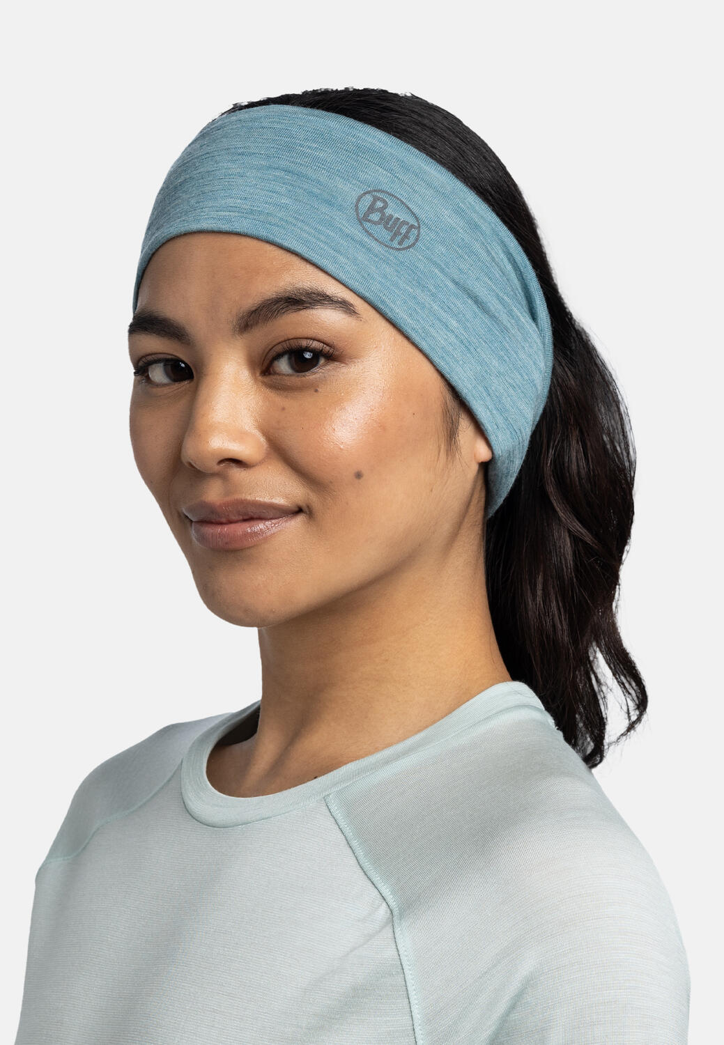 Cinta Lightweight Merino Wool Unisex Buff Azul ÚNICA 5/6