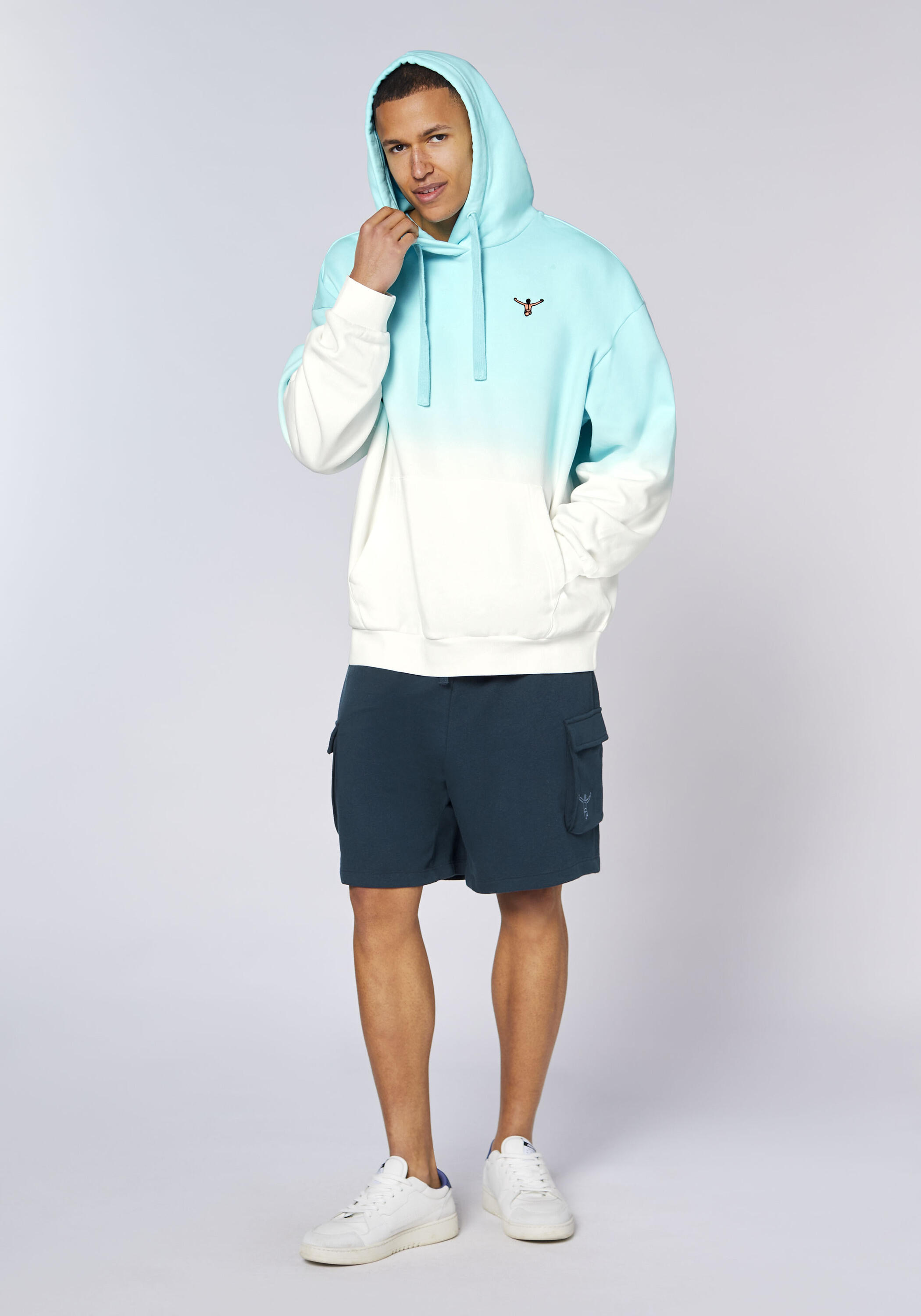 Kapuzensweatshirt mit Farbverlauf 5/7