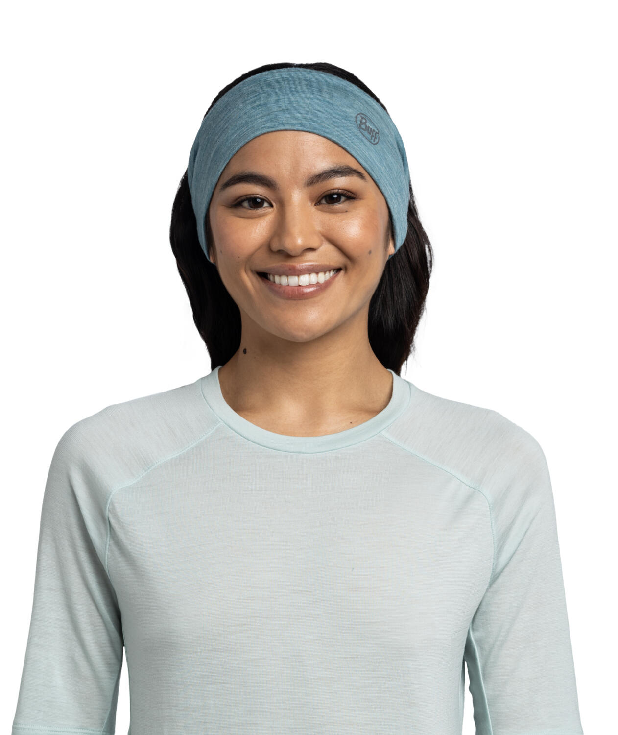 Cinta Lightweight Merino Wool Unisex Buff Azul ÚNICA 4/6