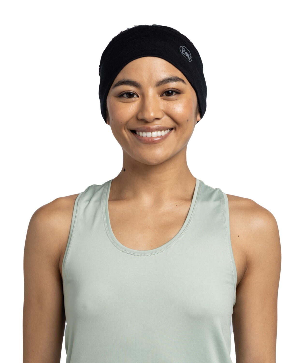 Fascia in lana Merino Buff LW Nero 4/6