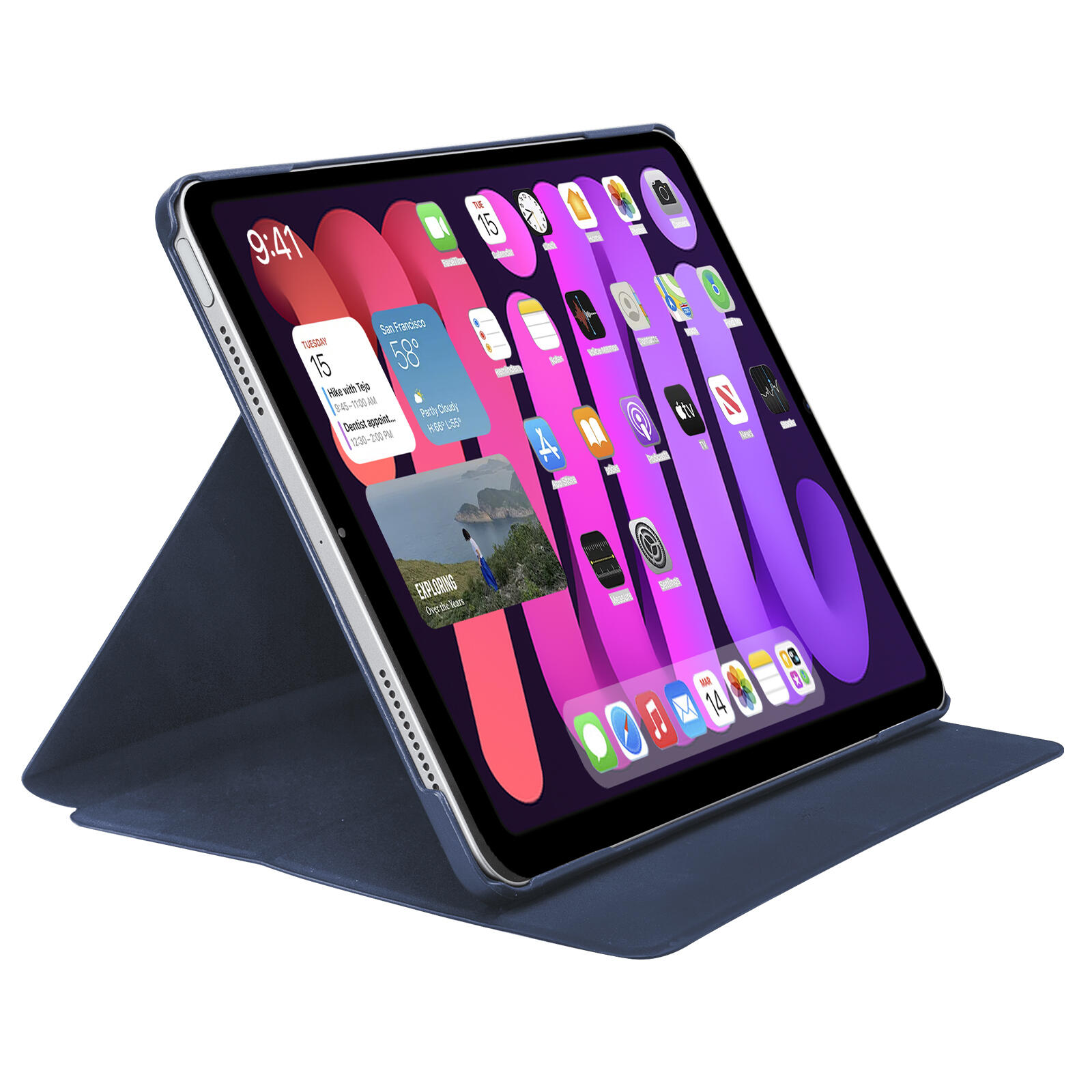 Étui Book Pro avec lutrin pour iPad Mini 6/Mini 7 4/4