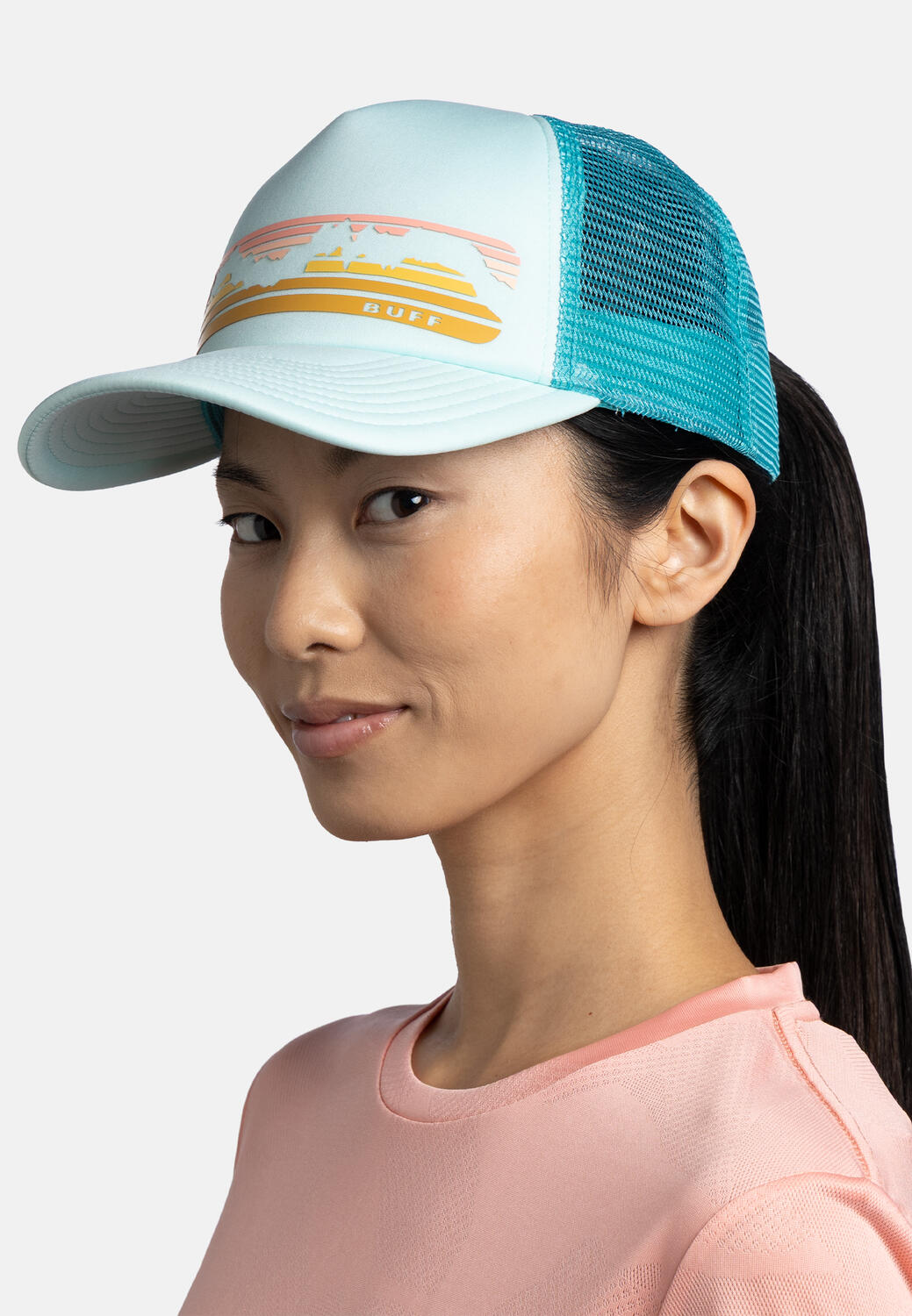 Czapka z daszkiem Buff Trucker Cap - chara mint 6/7