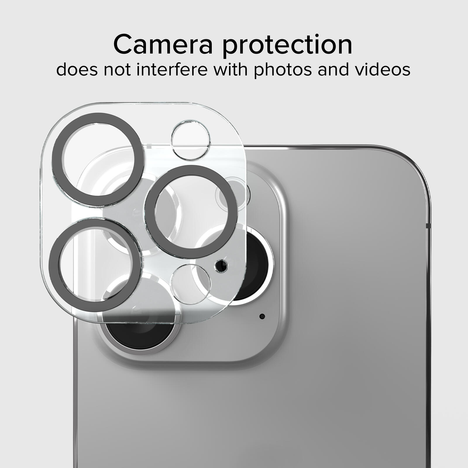 Vitre pour appareil photo d'iPhone 14 Pro/iPhone 14 Pro Max, avec matériau D3O 3/7