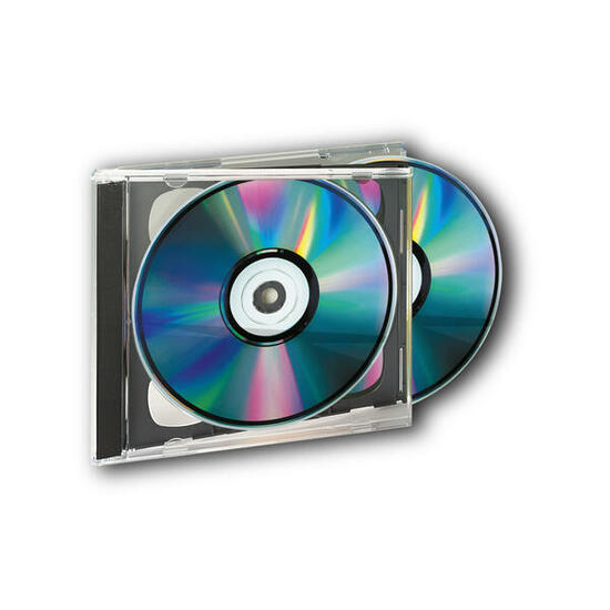 Custodia doppia per CD/DVD confezione da 5