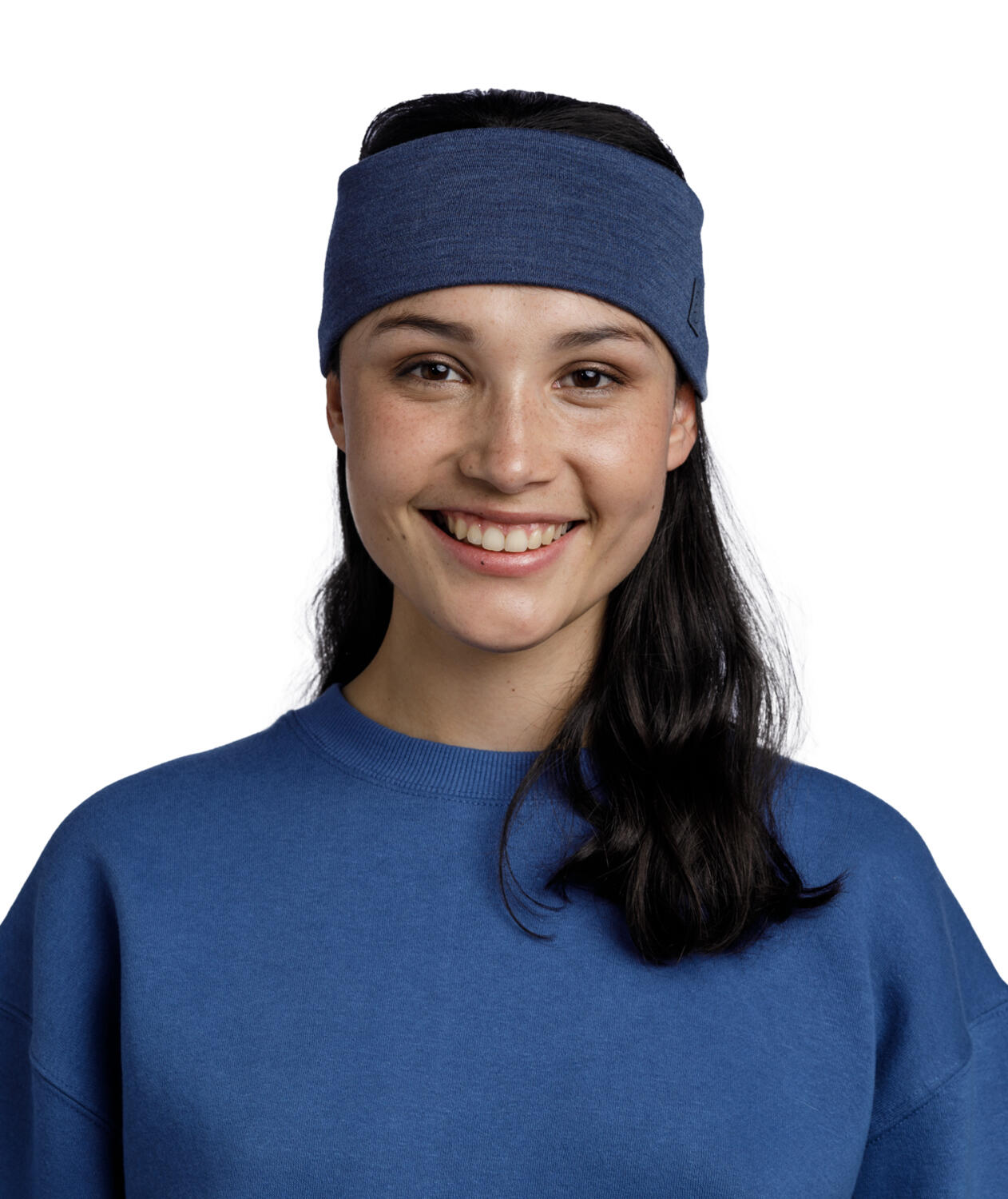 Cinta Merino Heavyweight Unisex Buff Azul oscuro 4/6