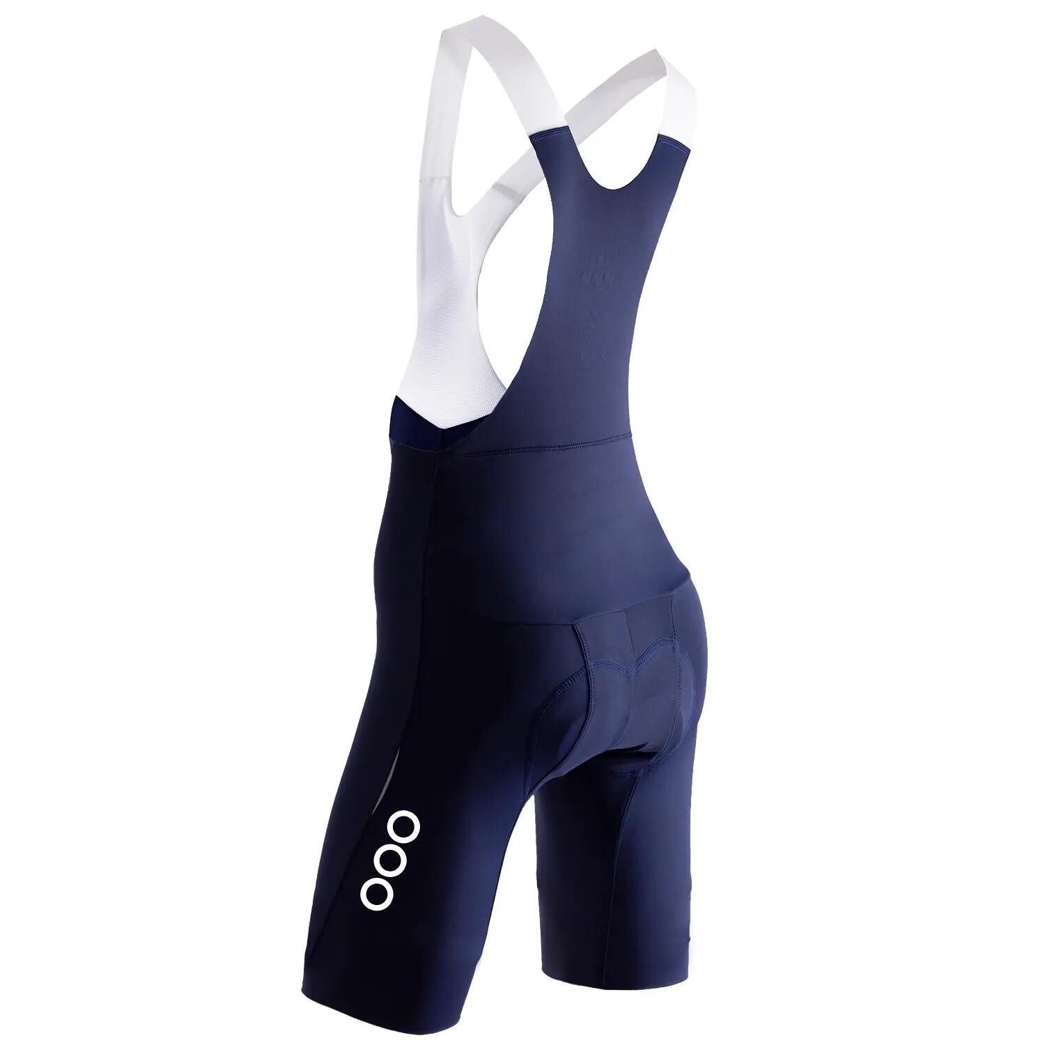 Cuissard racing cyclisme à bretelles femme PROMegève - Bleu 2/2