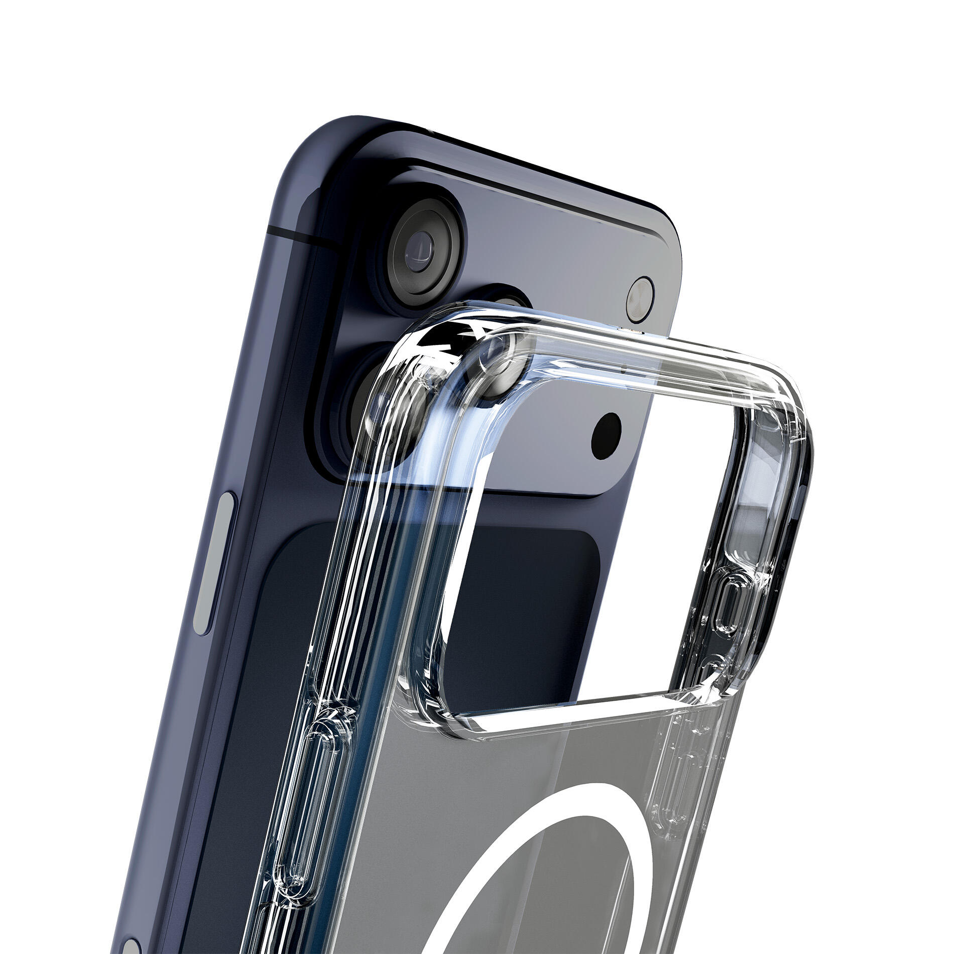 Cover Impact Clear D3O® Bio per iPhone 17 Pro 3/7