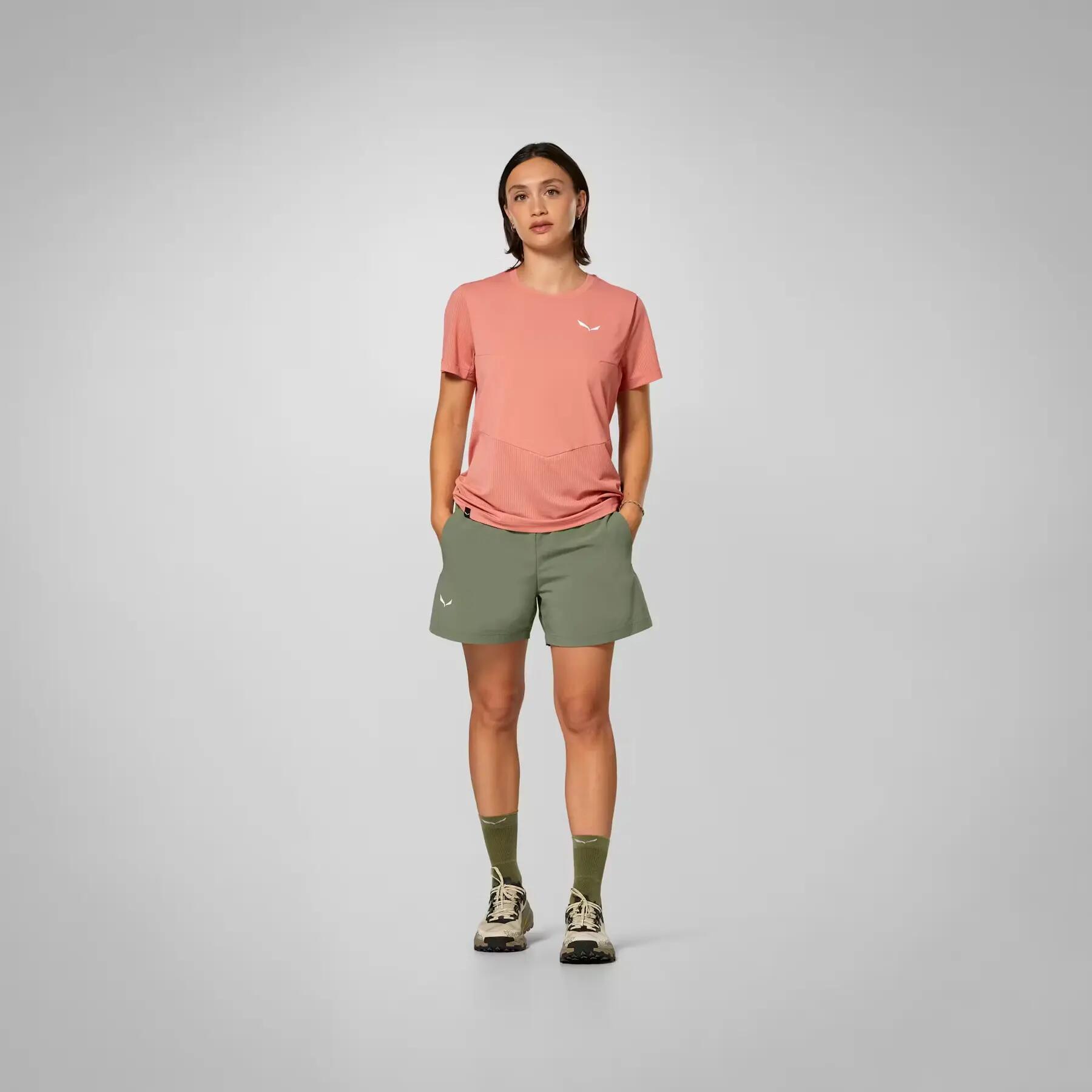 Pantalón corto de senderismo mujer Salewa Pedroc Light 3/5