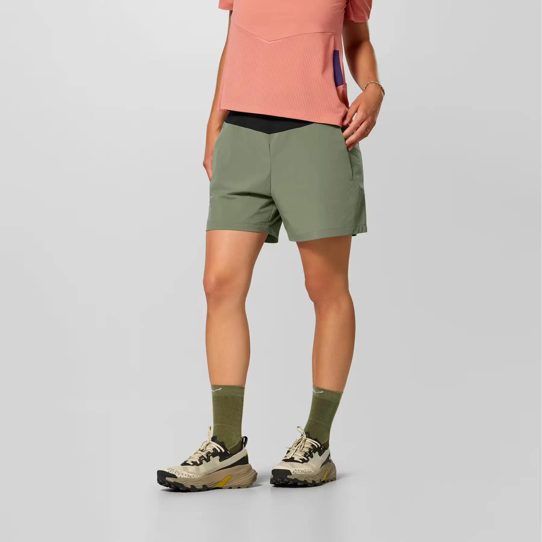 Pantalón corto de senderismo mujer Salewa Pedroc Light 2/5
