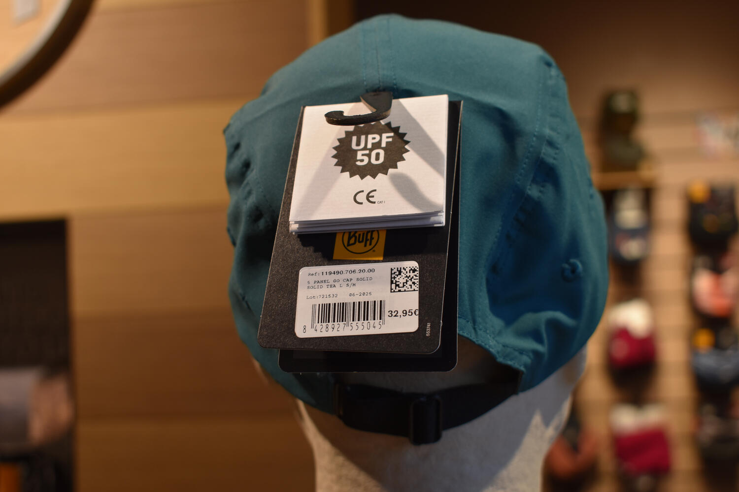 Casquette Buff 5 Panel Go Bleu 6/7