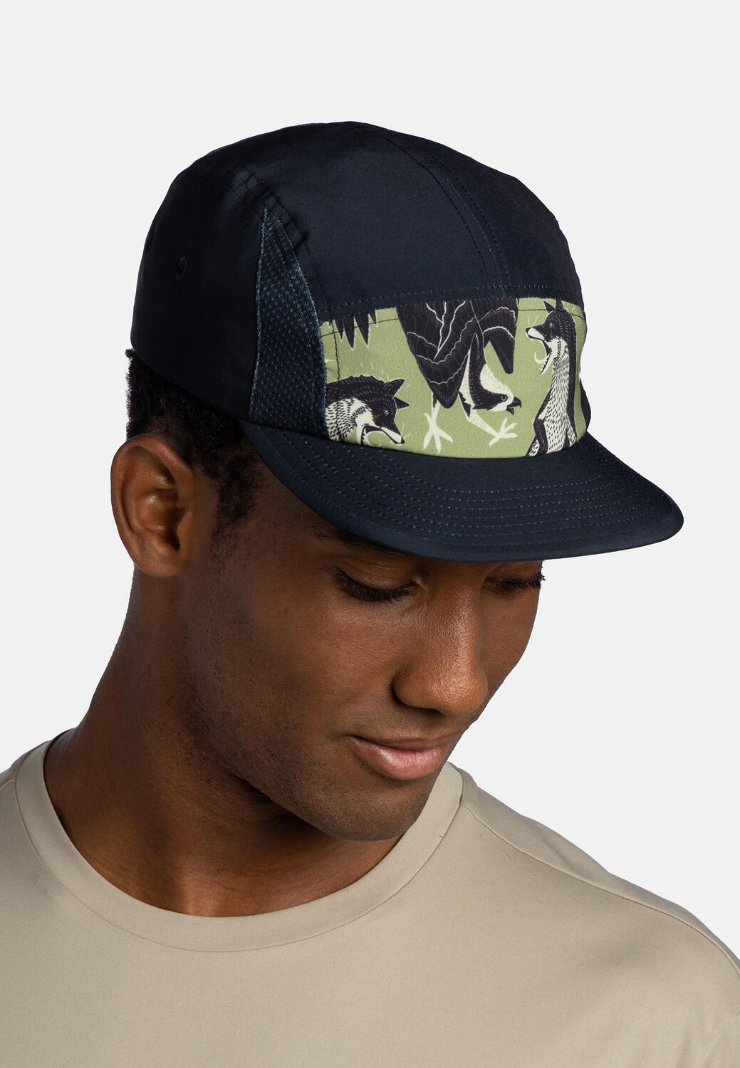 Gorra 5 Panel Go Unisex Buff Negro 6/7